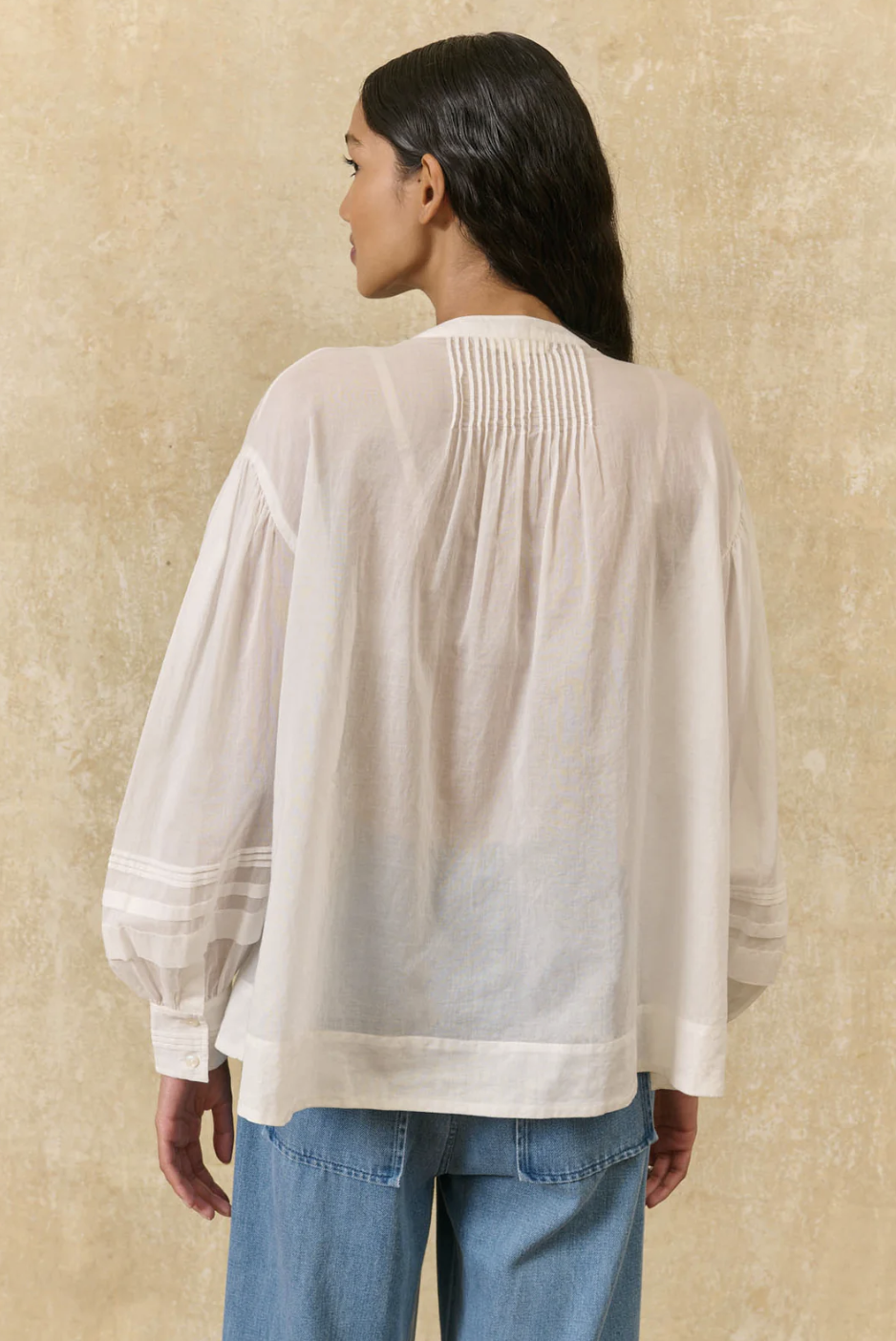 Louise Misha Sophie Blouse on model back