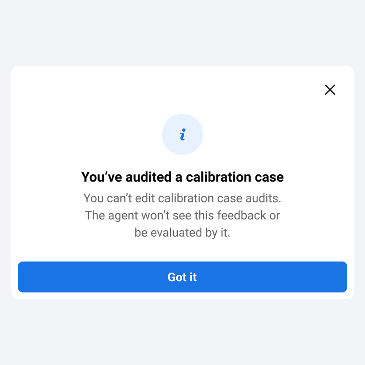 design detail for QA experience