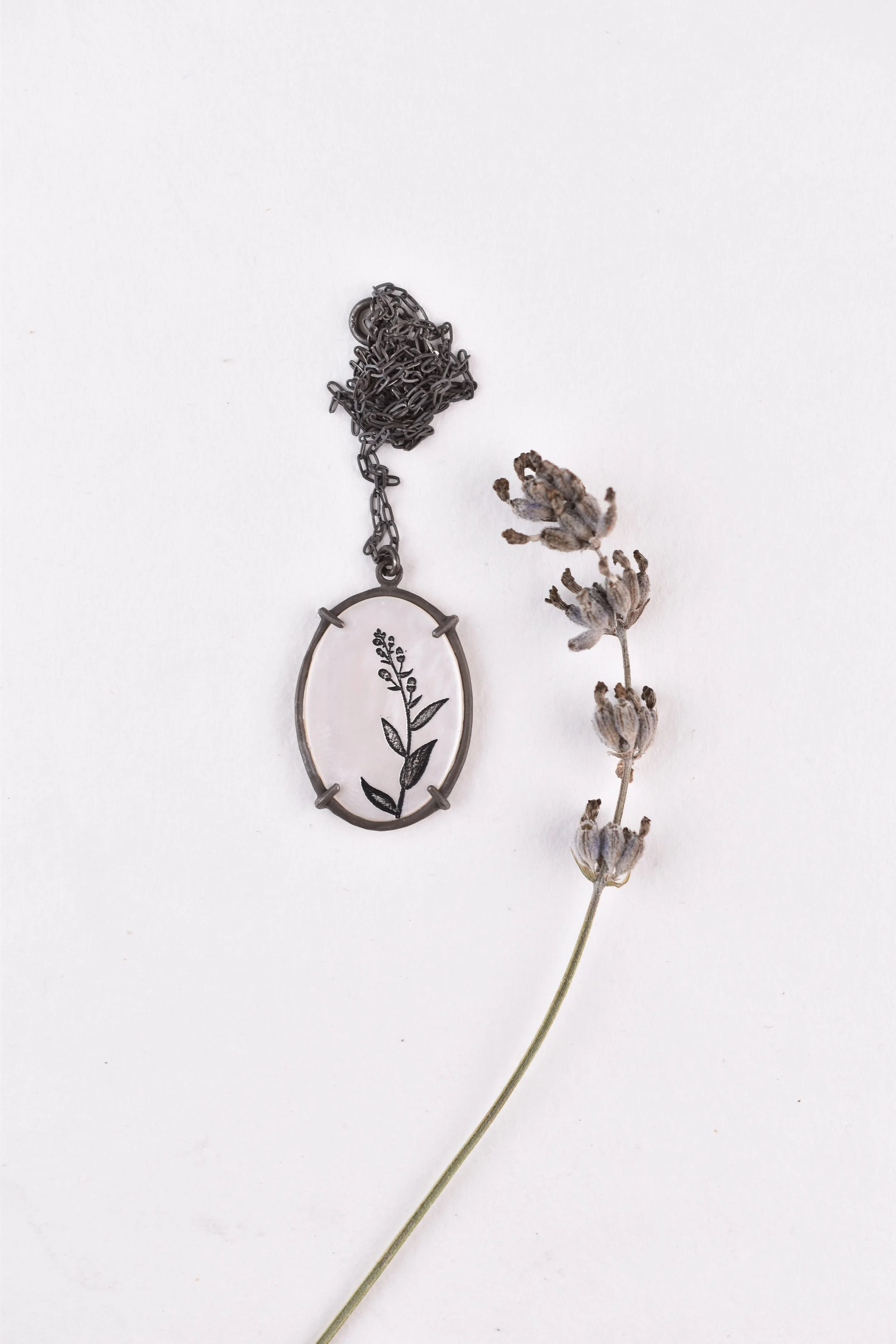 Flower Stem Necklace