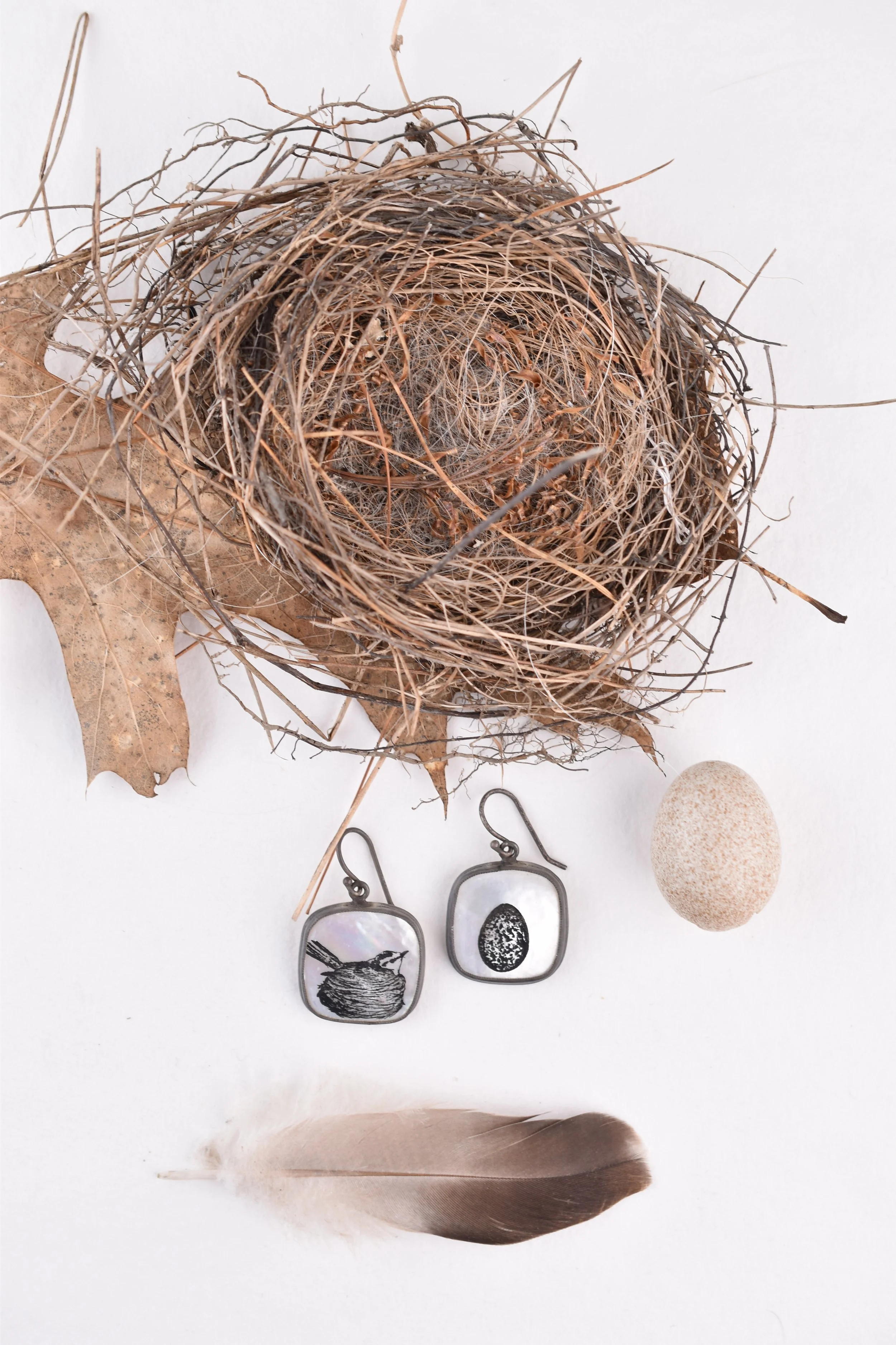 Egg & Nest Earrings
