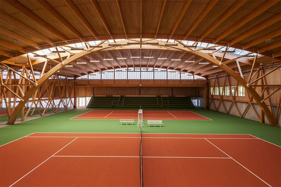 Sport Loisirs Tennis Couvert Et Club House Roda Architectes