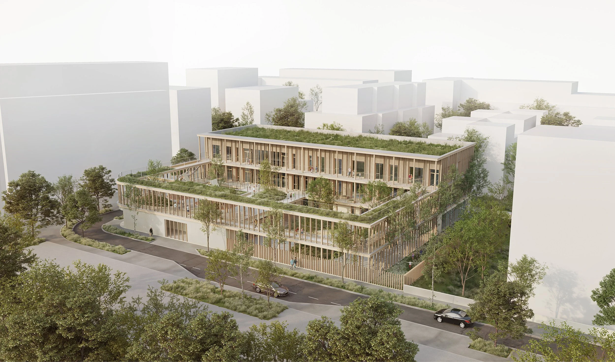 Groupe scolaire des Marjoberts I Cergy-Pontoise I 95