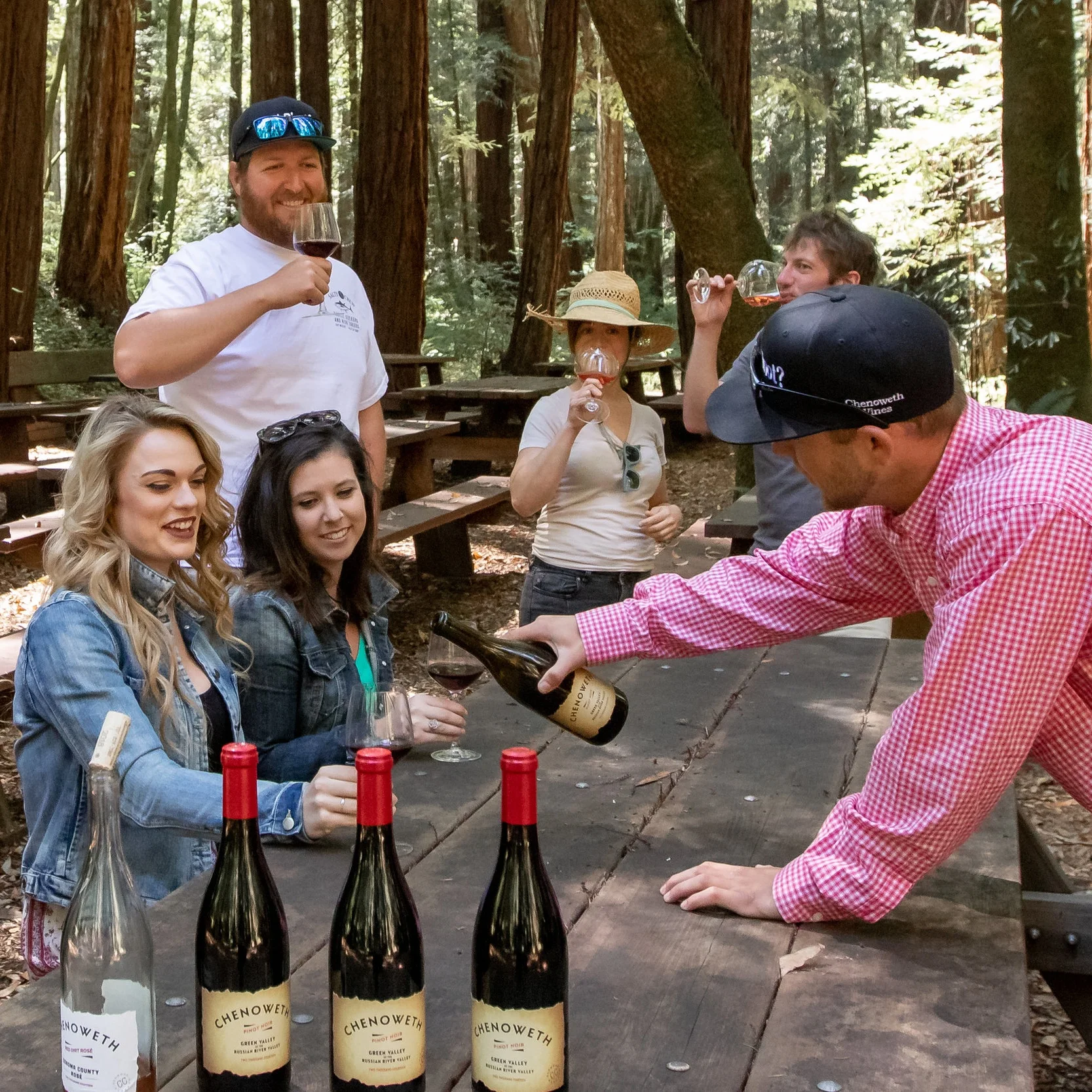 Tasting in Chenoweth Redwood Grove- Loren Hansen.jpg