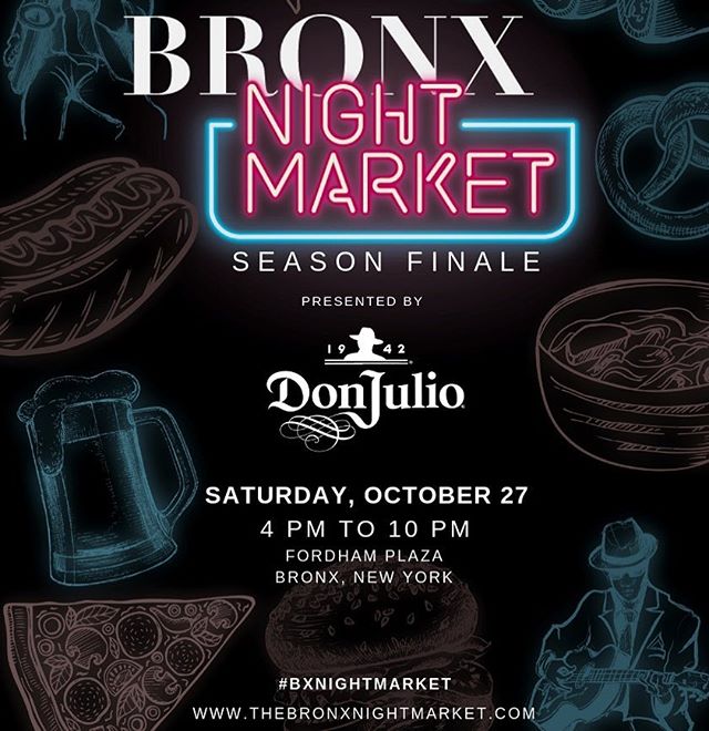 10 more days left until the season finale of @thebronxnightmarket ! Who is ready to come enjoy the final night of great entertainment and good eats?! It&rsquo;s countdown time! #bxnightmarket
@bloxnyc