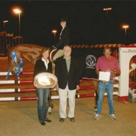 Caroline Ingalls and Lazio Champion Ronnie Mutch Equitation Final Thermal 2009
