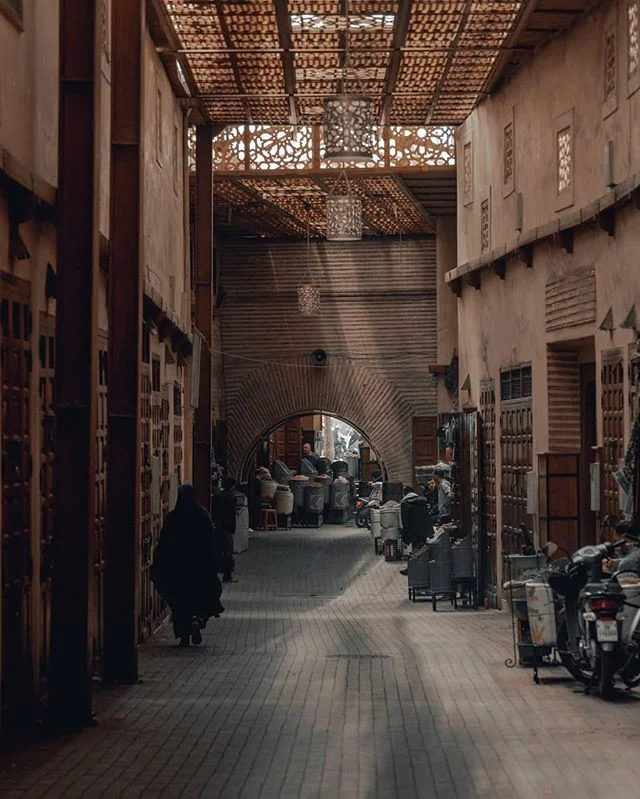 Empty streets of Marrakech