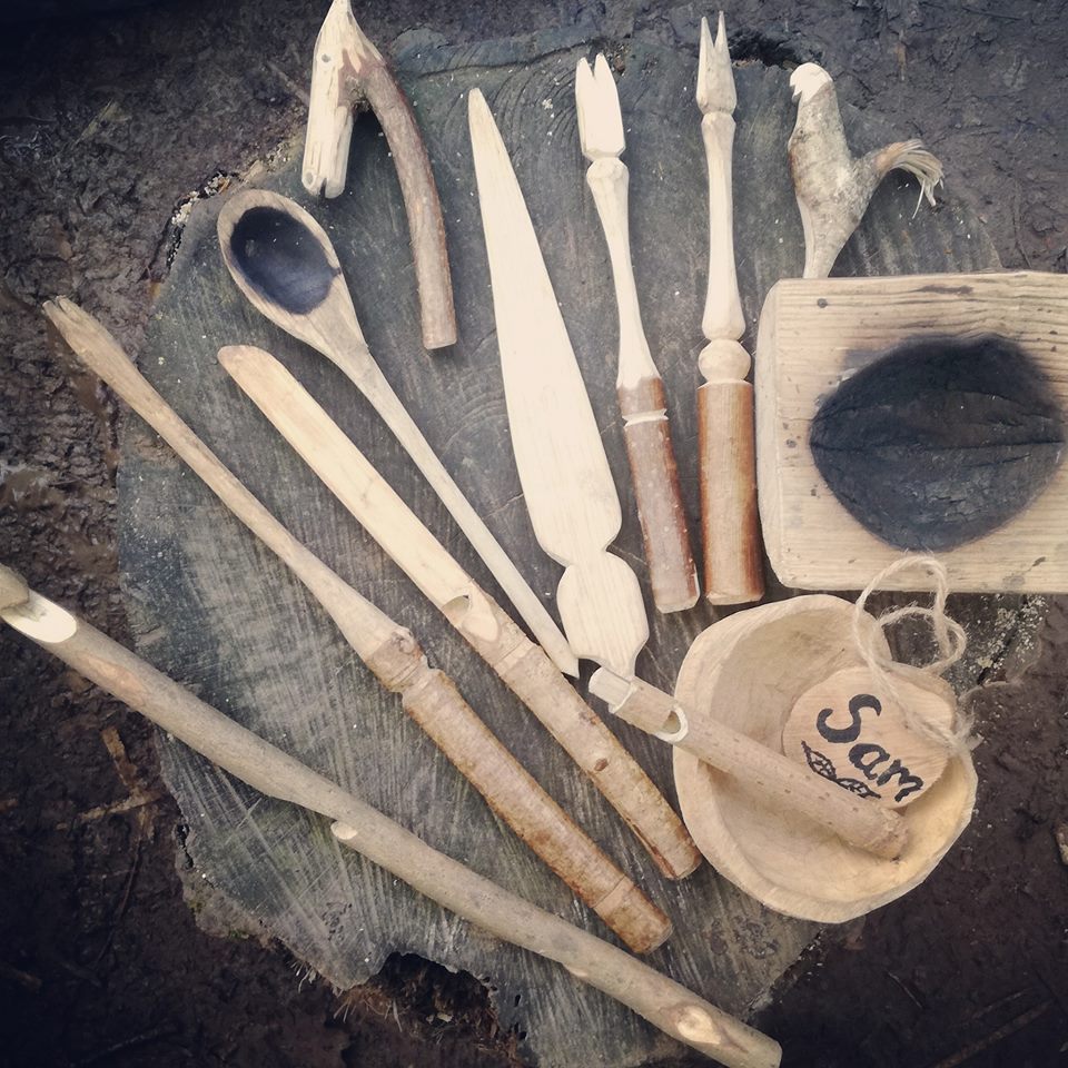 Forest school utensils