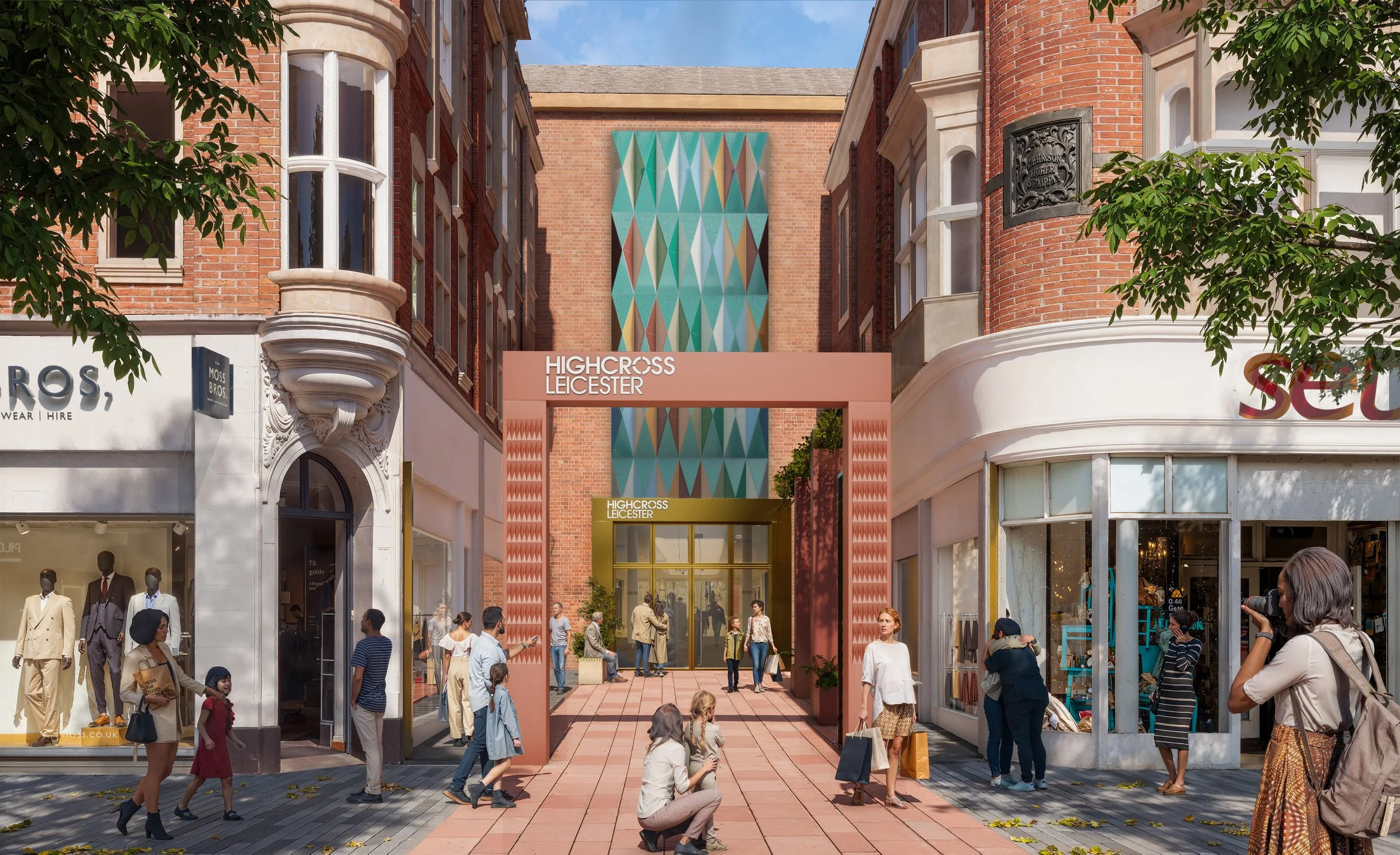 Major transformation for Highcross entrances