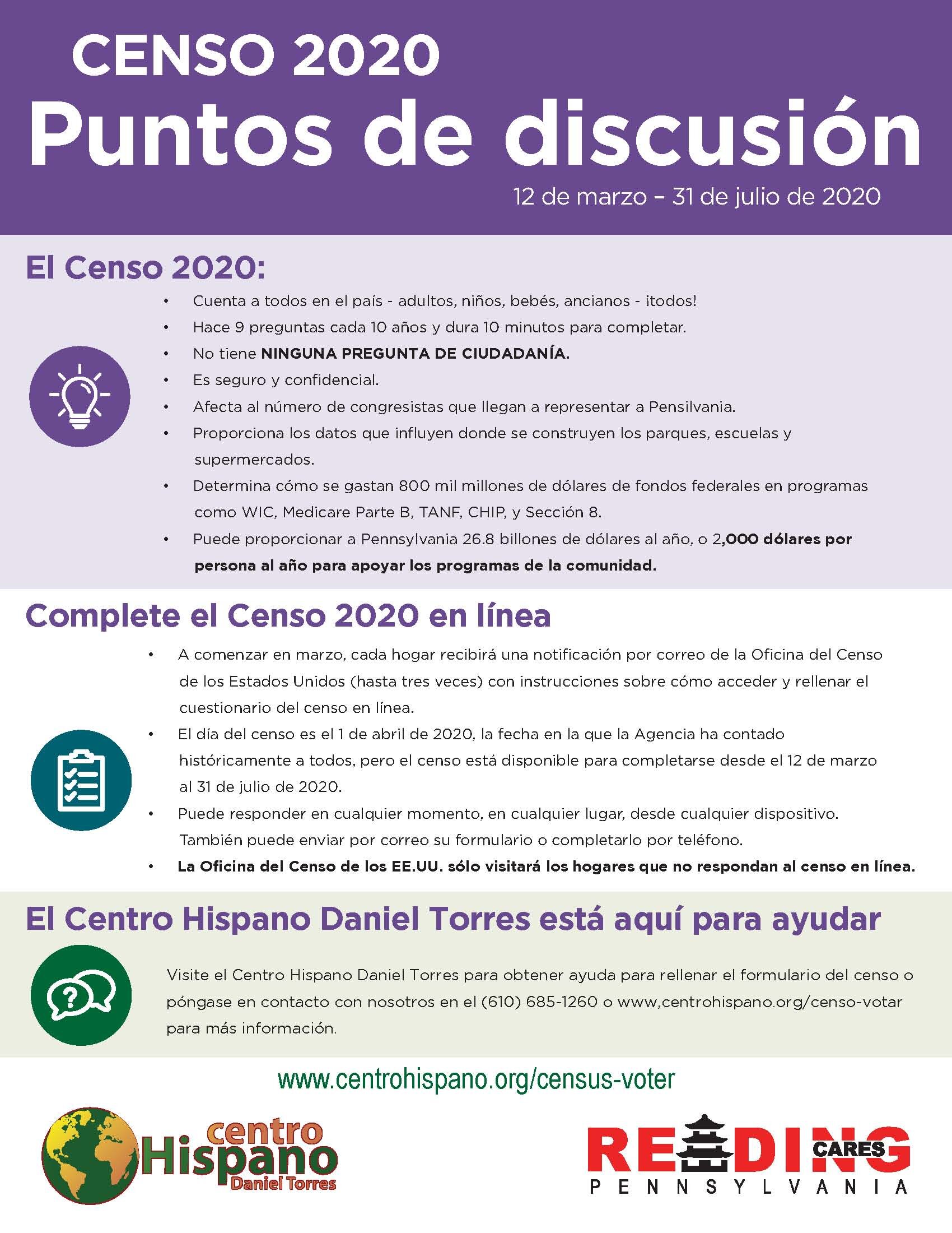 Census Talking Points - Espanol (Copy)