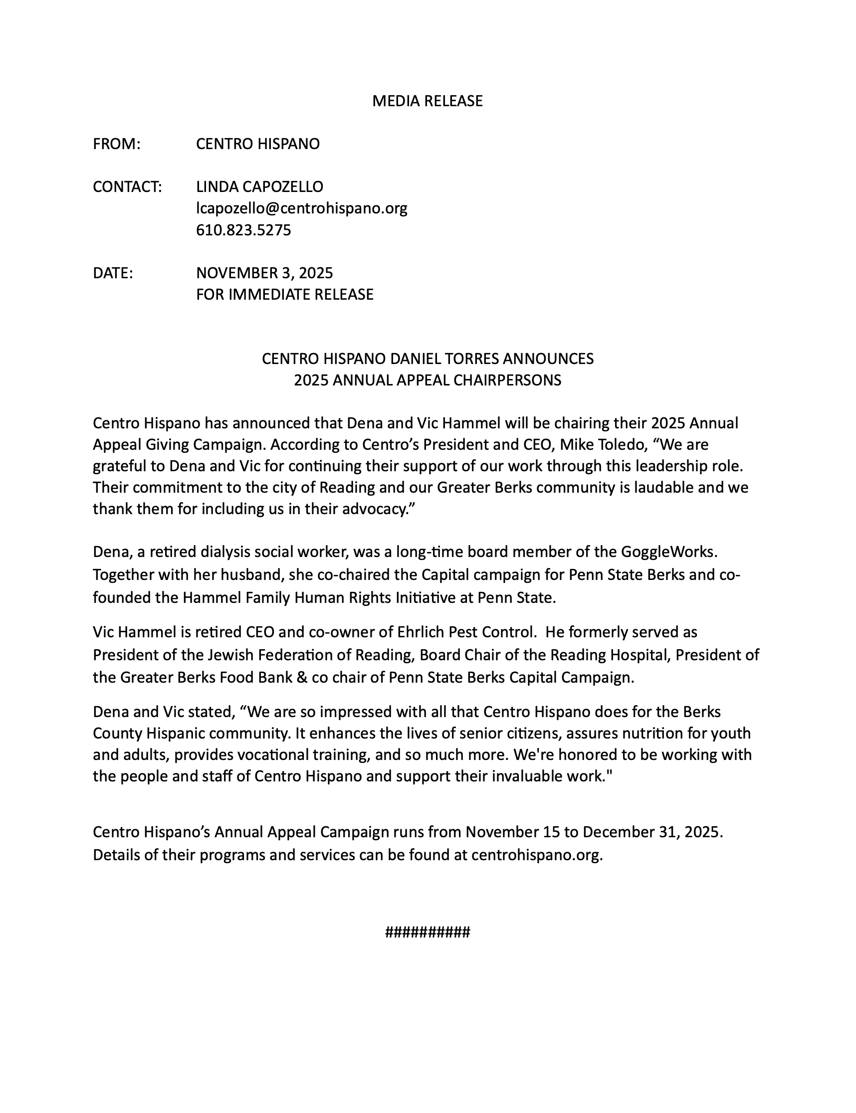 2025 Annual Appeal Letter IMAGE