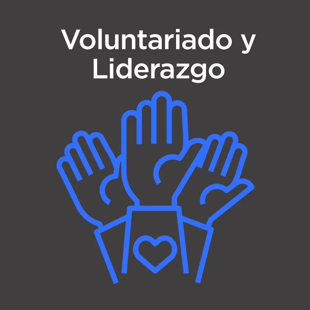  Voluntariado y Liderazgo  
Servicio de voluntariado, programas de mentoría y oportunidades de liderazgo para jóvenes.
