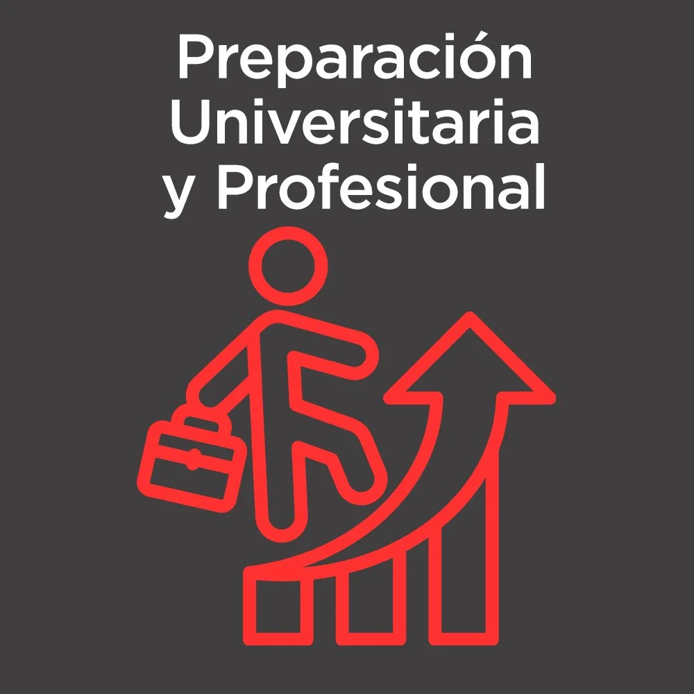  Preparación Universitaria y Profesional  
Preparación para la universidad, formación profesional, obtención del GED, prácticas para jóvenes y oportunidades laborales.