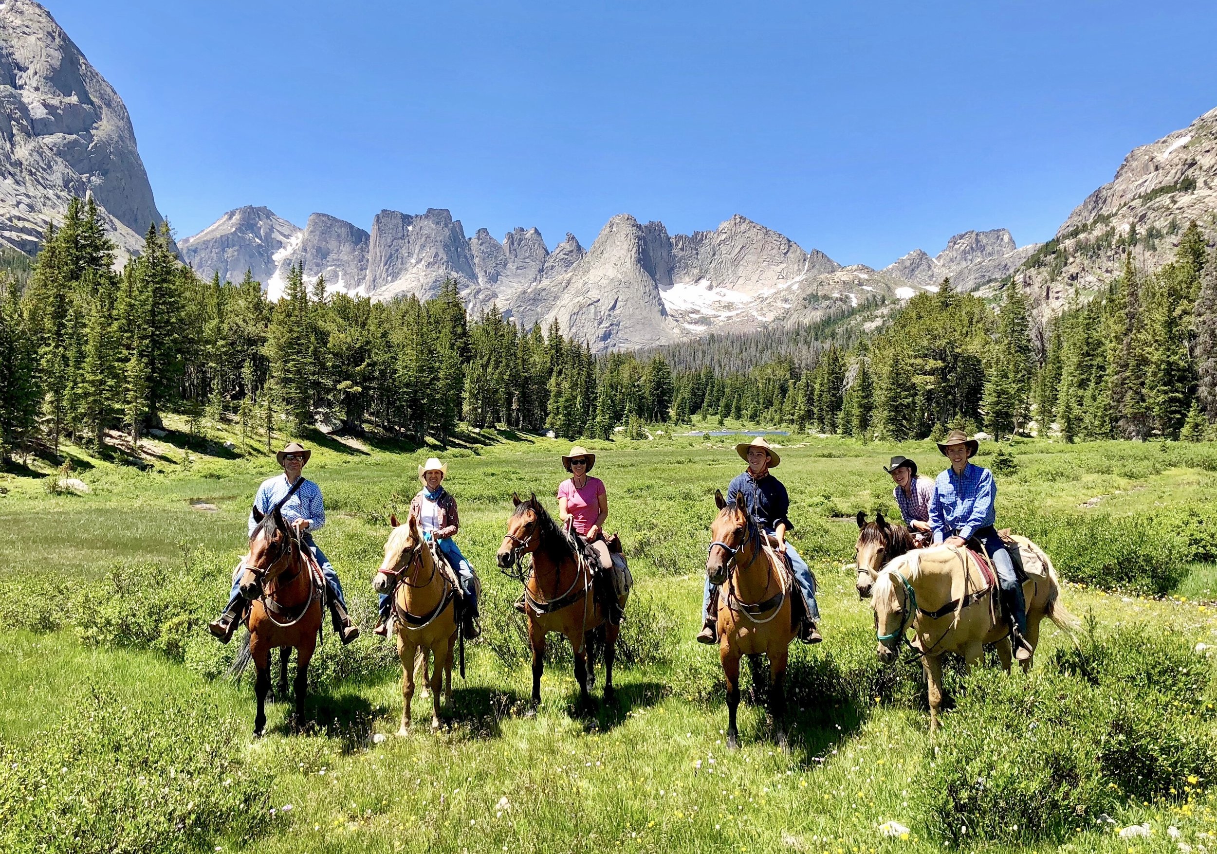 horse pack trip meals