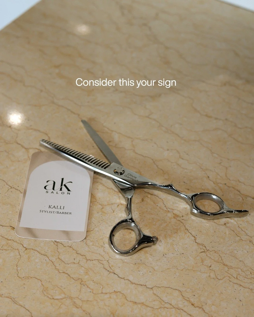 If you were waiting for a sign&hellip; this is it. ✂️✨
ㅤ
#alankoa #madisonwi #madisonsalon #luxuryhaircare
#uwmadison