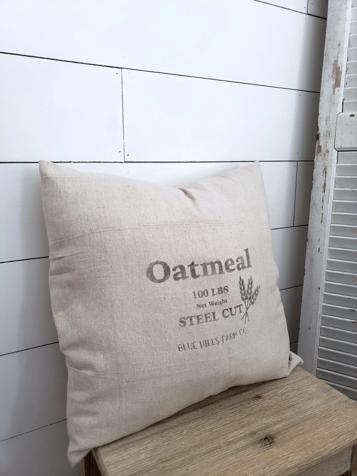 grain sack pillow covers