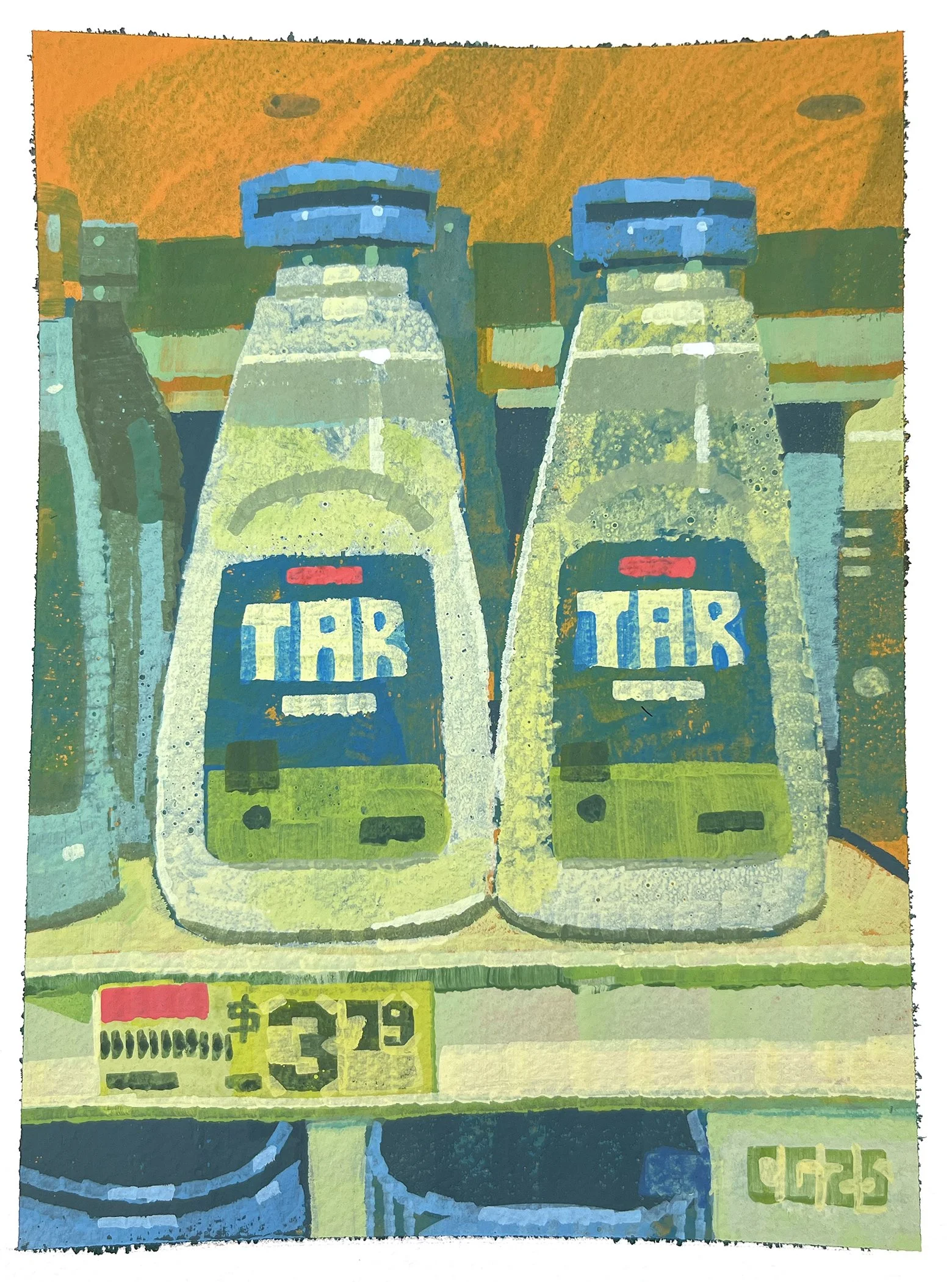 Tartar, 2025, gouache on paper