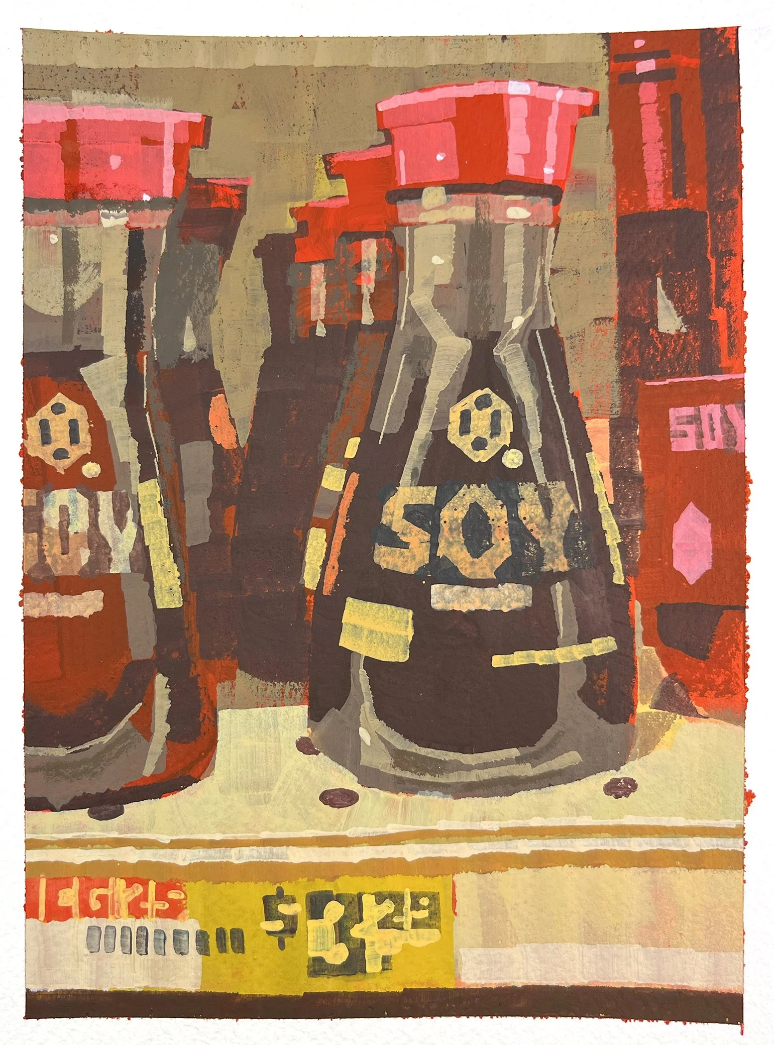 Soy, 2025, gouache on paper