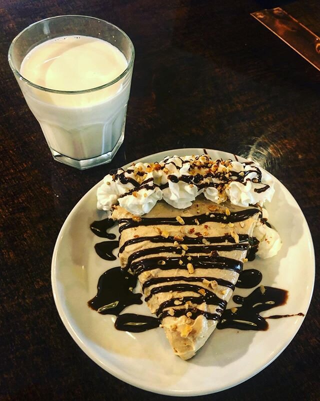 Go ahead and treat yourself, it&rsquo;s Friday! Homemade peanut butter pie on a peanut butter crust with nuts, whipped cream and a chocolate drizzle! 🤤🤤🤤 #dessert #treat #treatyoself #treatyourself #treats #sugar #foodporn #yum #lakeclear #upstate