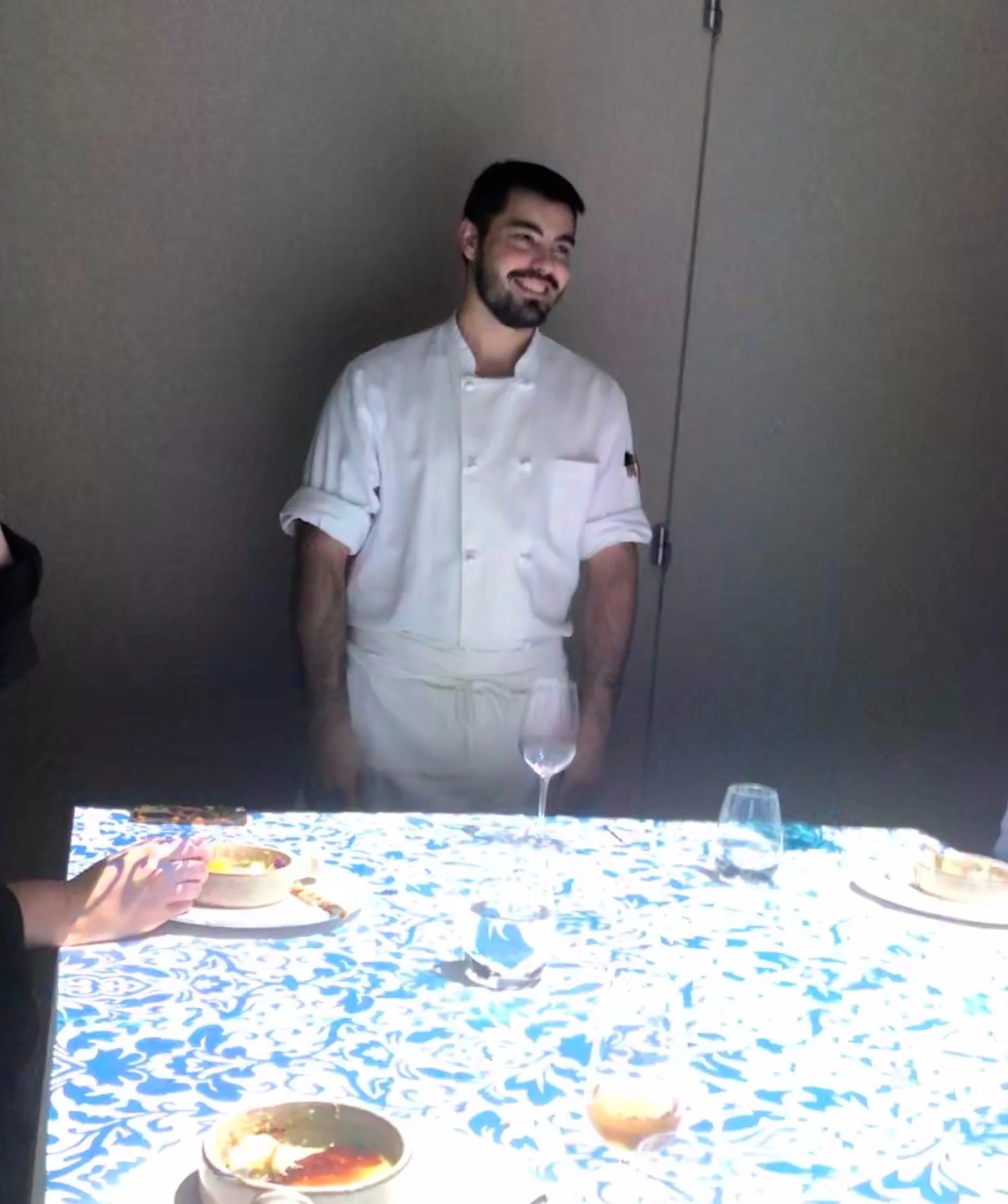 Rodrigo, the newest chef at the Restaurant at the CIA at Copia