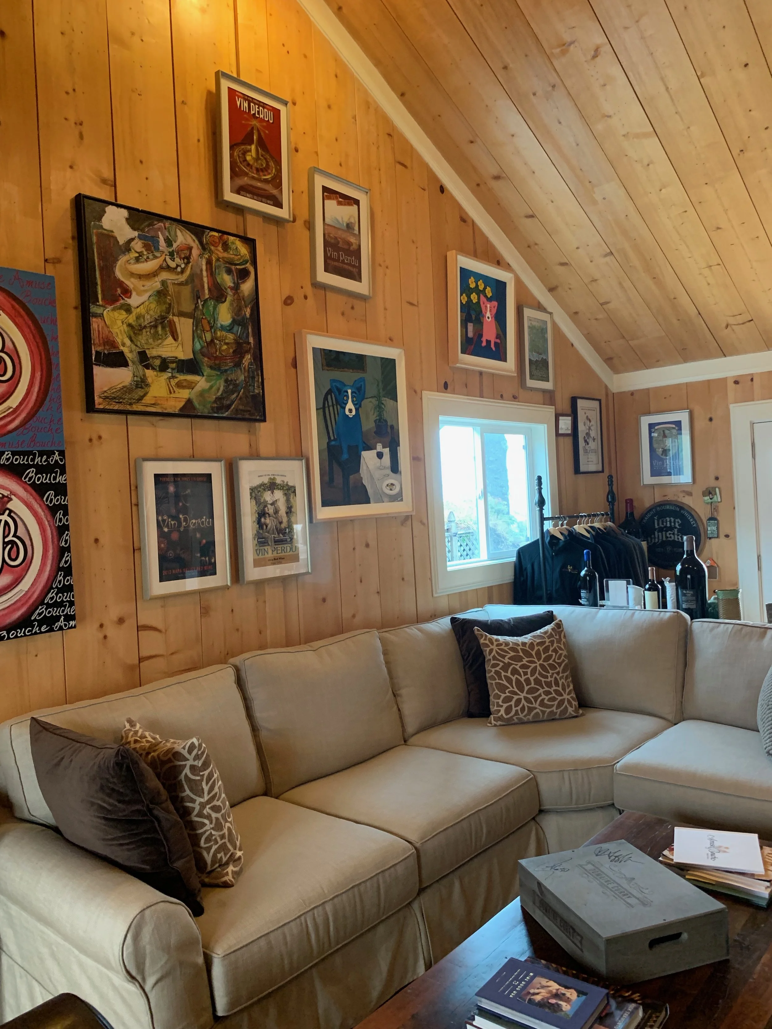 The Amuse Bouche tasting room at Au Sommet
