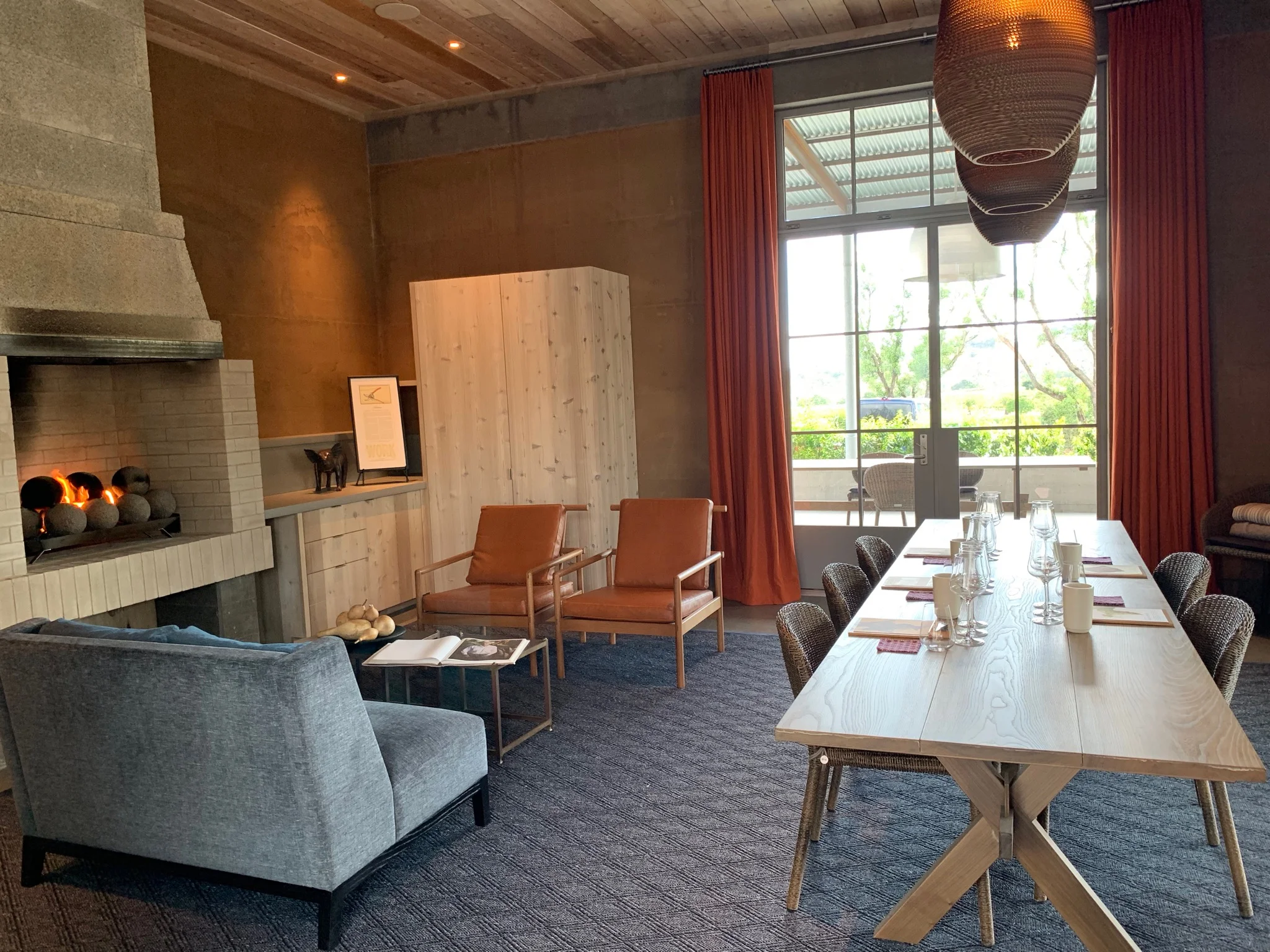 The private and secluded VIP room.