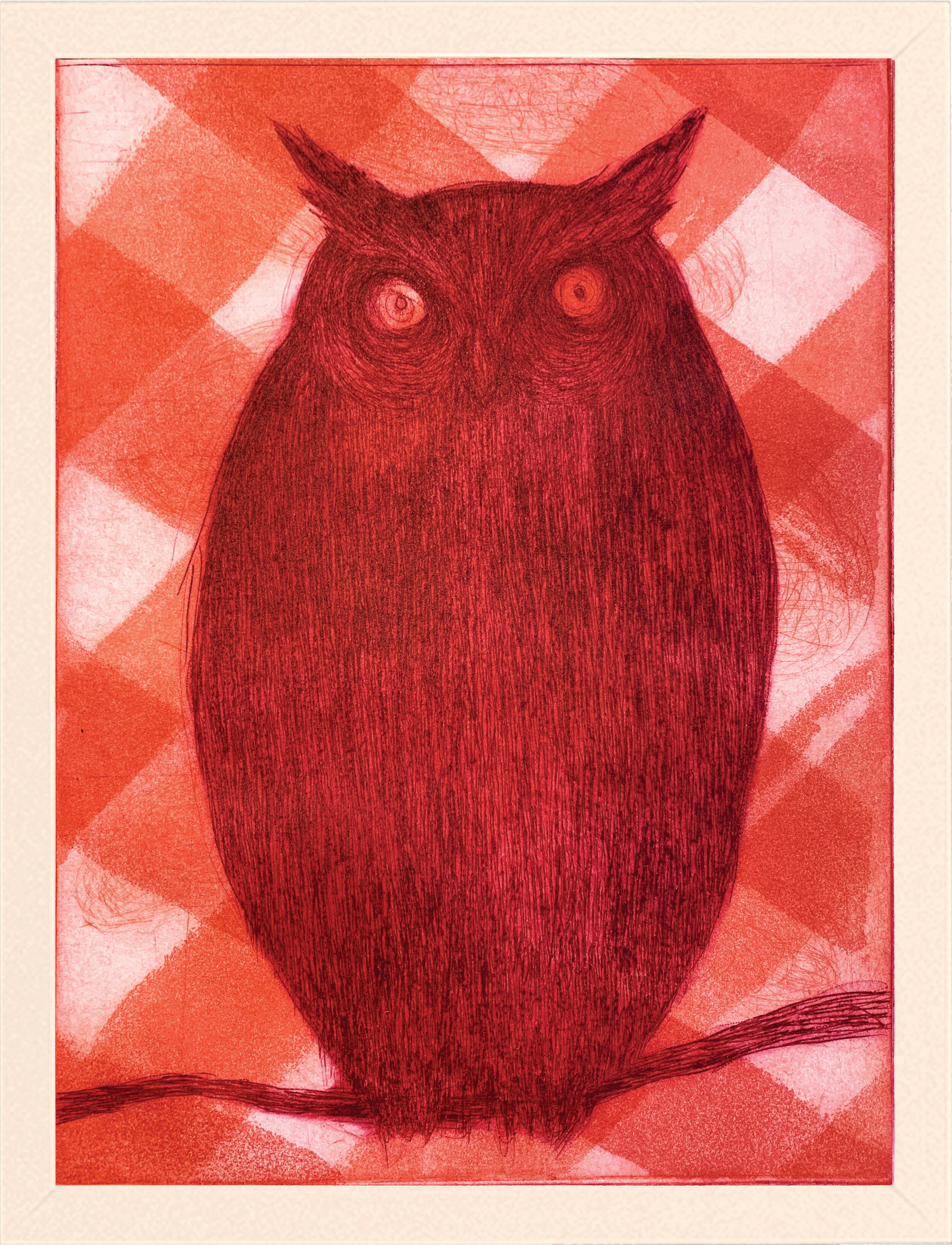 Owl (Pink Nightfall), 2020