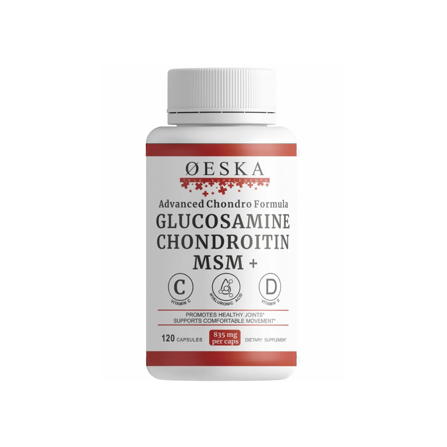 Chondroprotectors - Glucosamine, Chondroitin, MSM + Vitamin C, D, Hyaluronic Acid