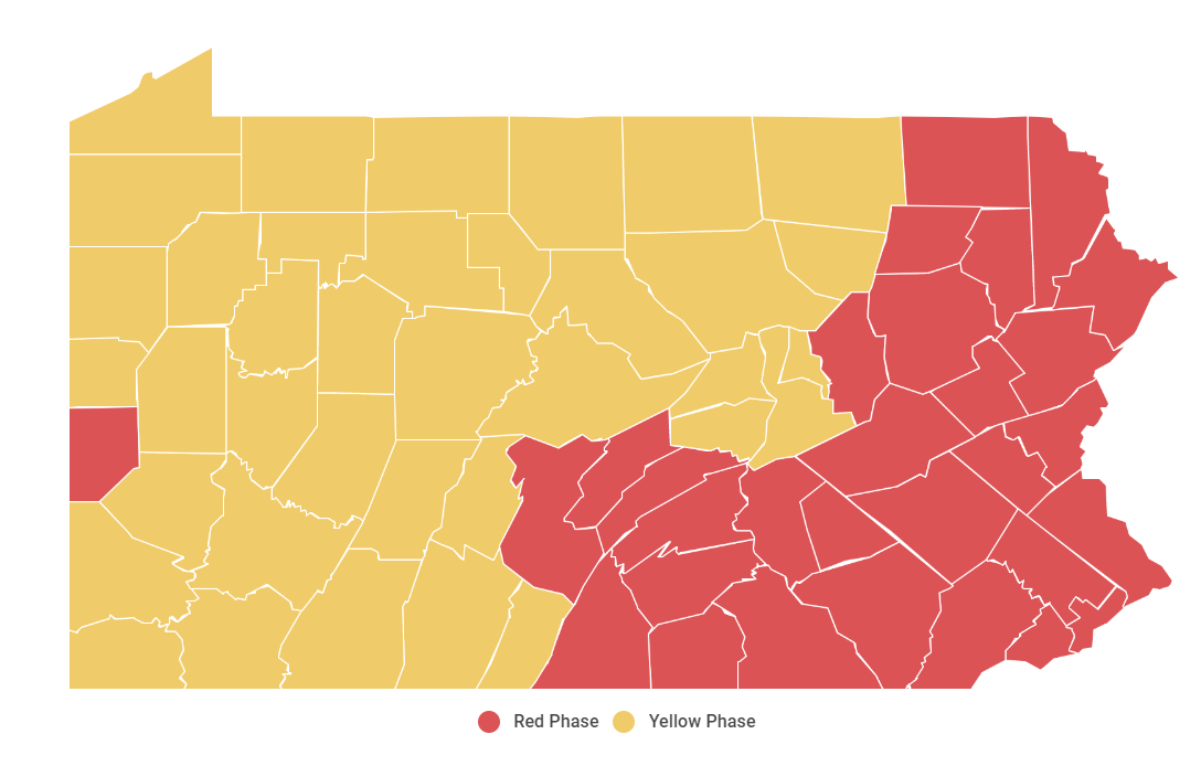 More Counties Move to Yellow Phase on May 15, 2020