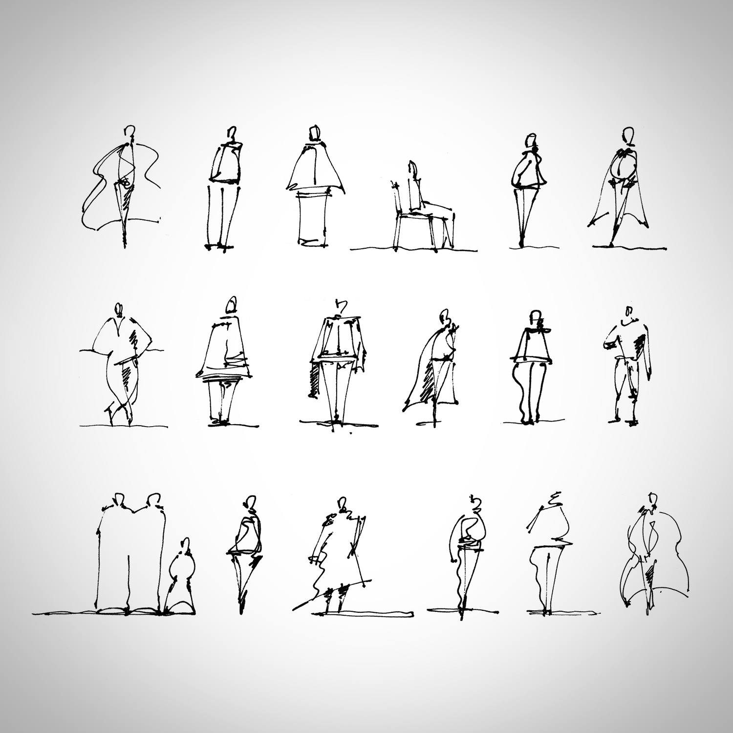 Exploring Human Forms. Representing Movement through simple… | by Spoorthi  Cherivirala | Collaborative Visualizing: Spring 2021 | Medium