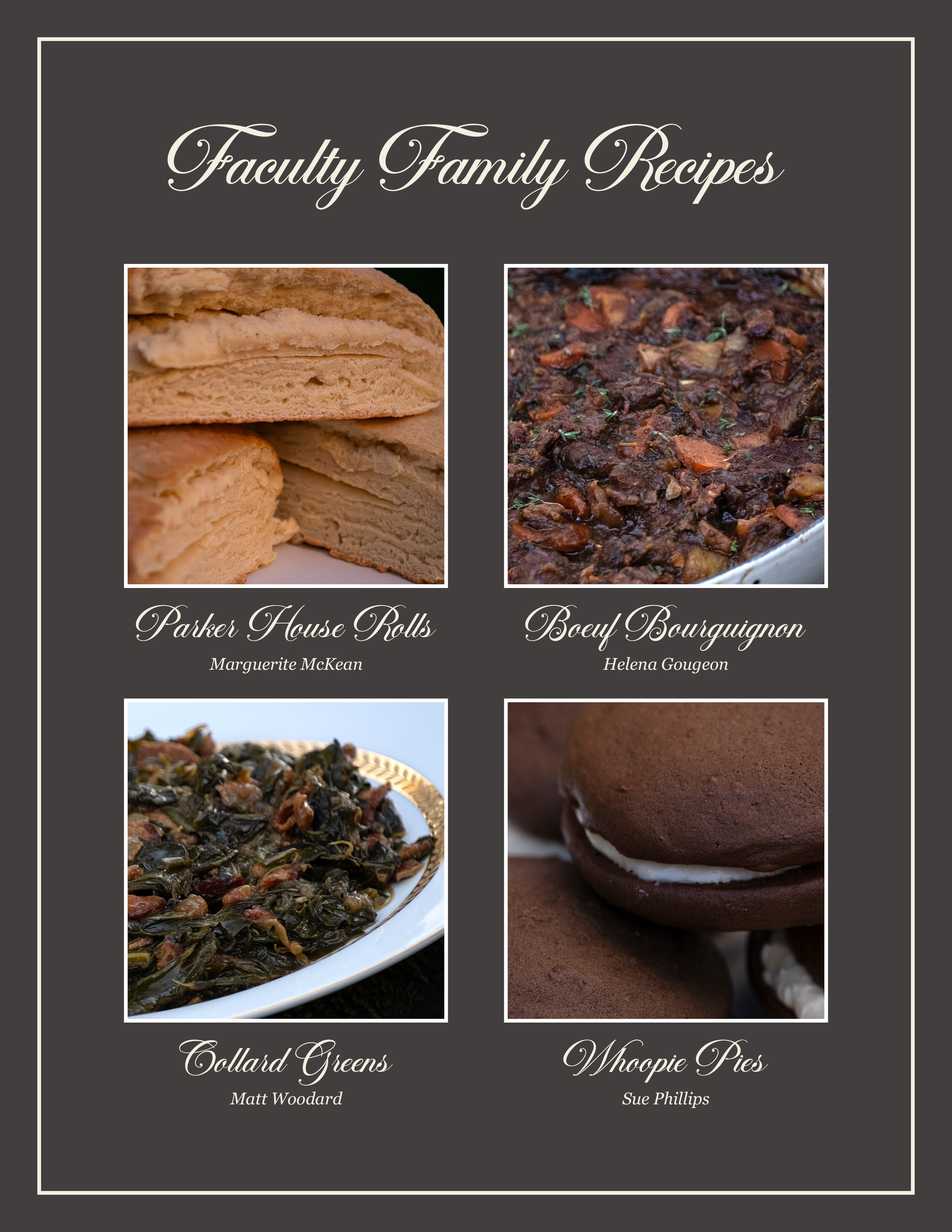 Tasting more faculty family recipes