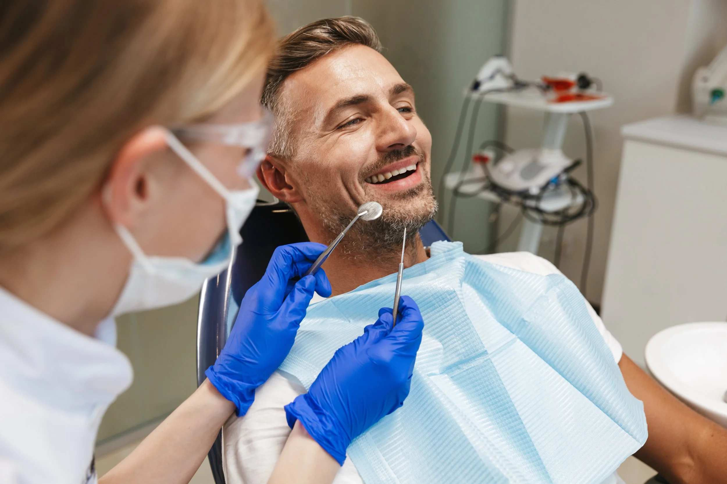 What is a full periodontal exam?