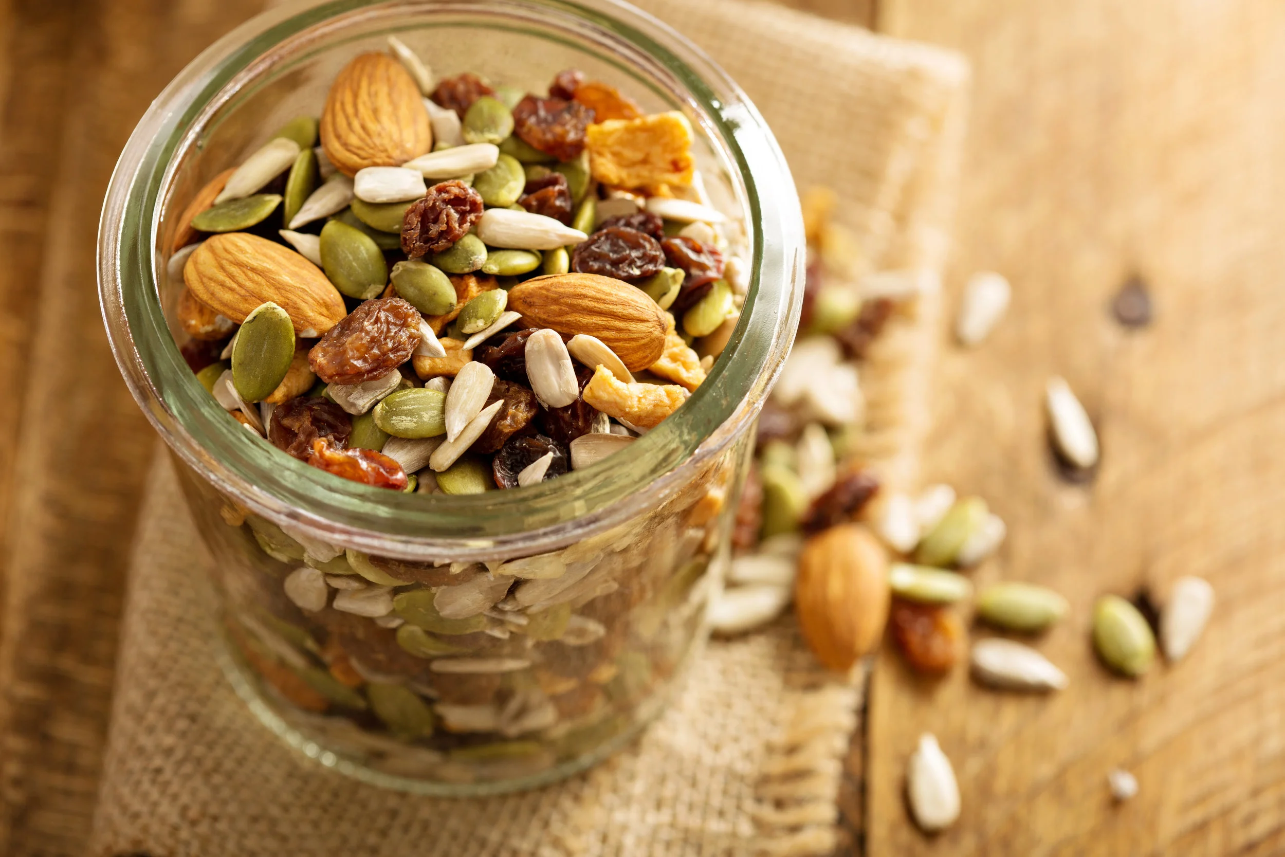 Eatcrispyfoods. Apples, celery, carrots, snap peas, nuts, veggie chips, popcorn, roasted chickpeas, trail mix, whatever you may like. The more you chew, the slower you eat, and the more time your body has to record the richness of your foods.