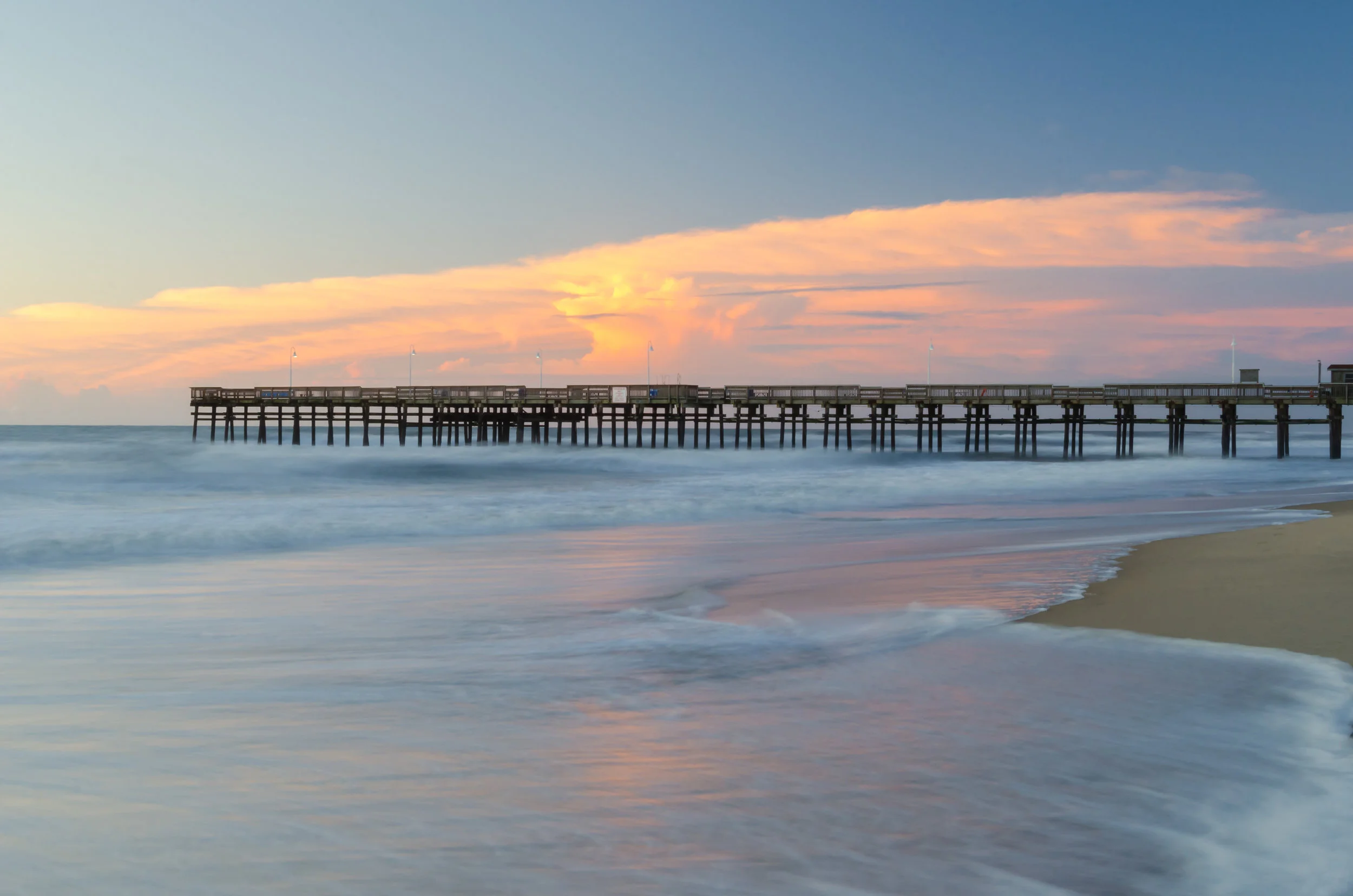 sandbridge-sandbridge pier-sandbridge beach-pier-sunrise-dawn-Virginia Beach-Virginia-long exposure-beach.jpg