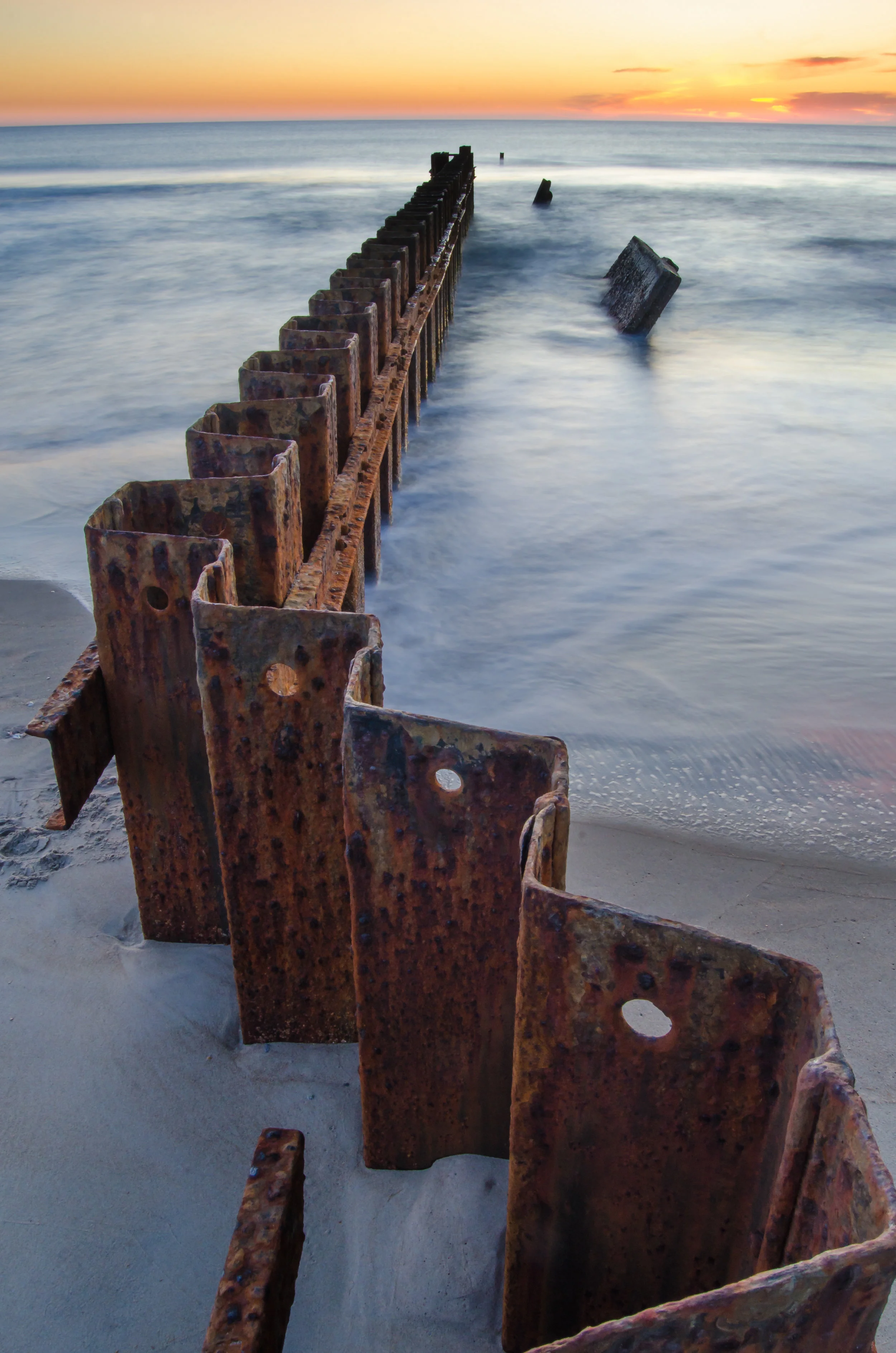 Cape Hatteras-Outer Banks-OBX-North Carolina-Buxton-groin-sunrise.jpg