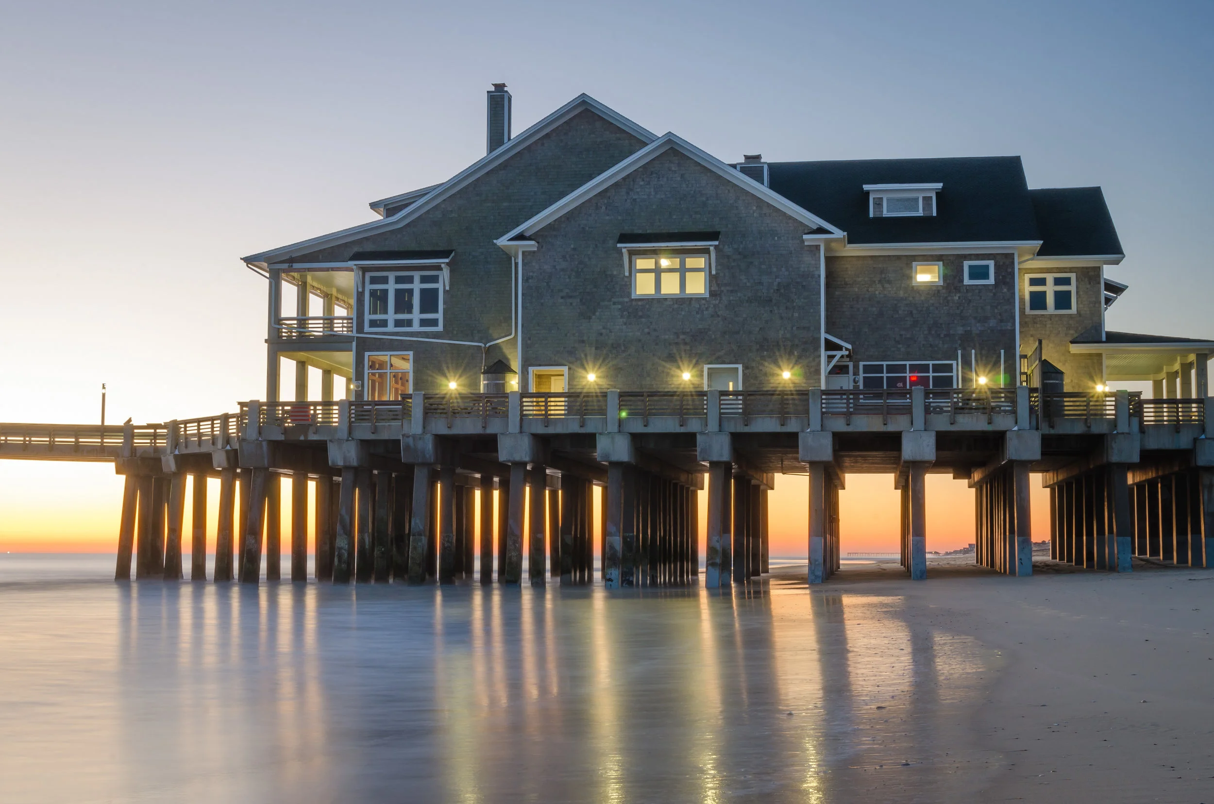 Jennettes Pier-Nags Head-Outer Banks-OBX-North Carolina-sunrise-dawn-reflection.jpg
