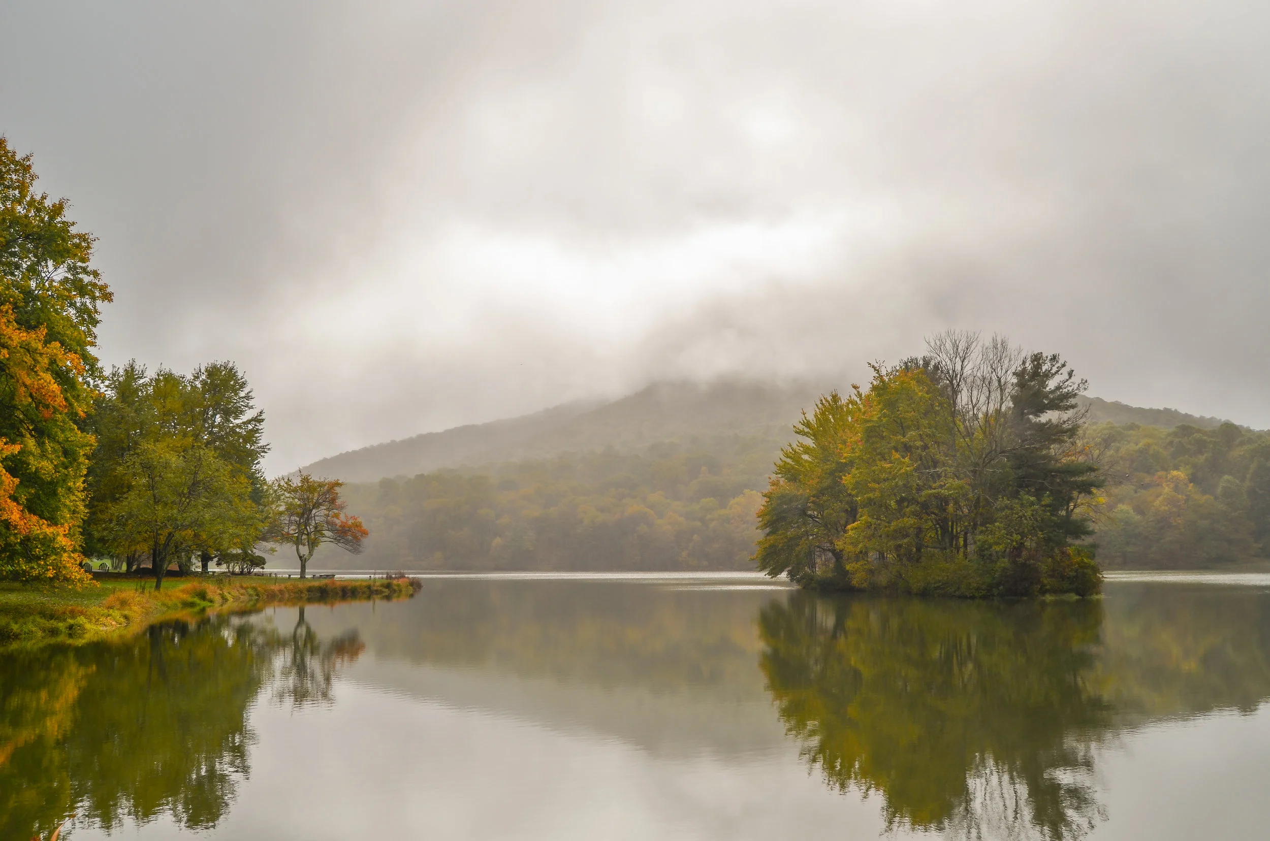 Sharptop In Fog