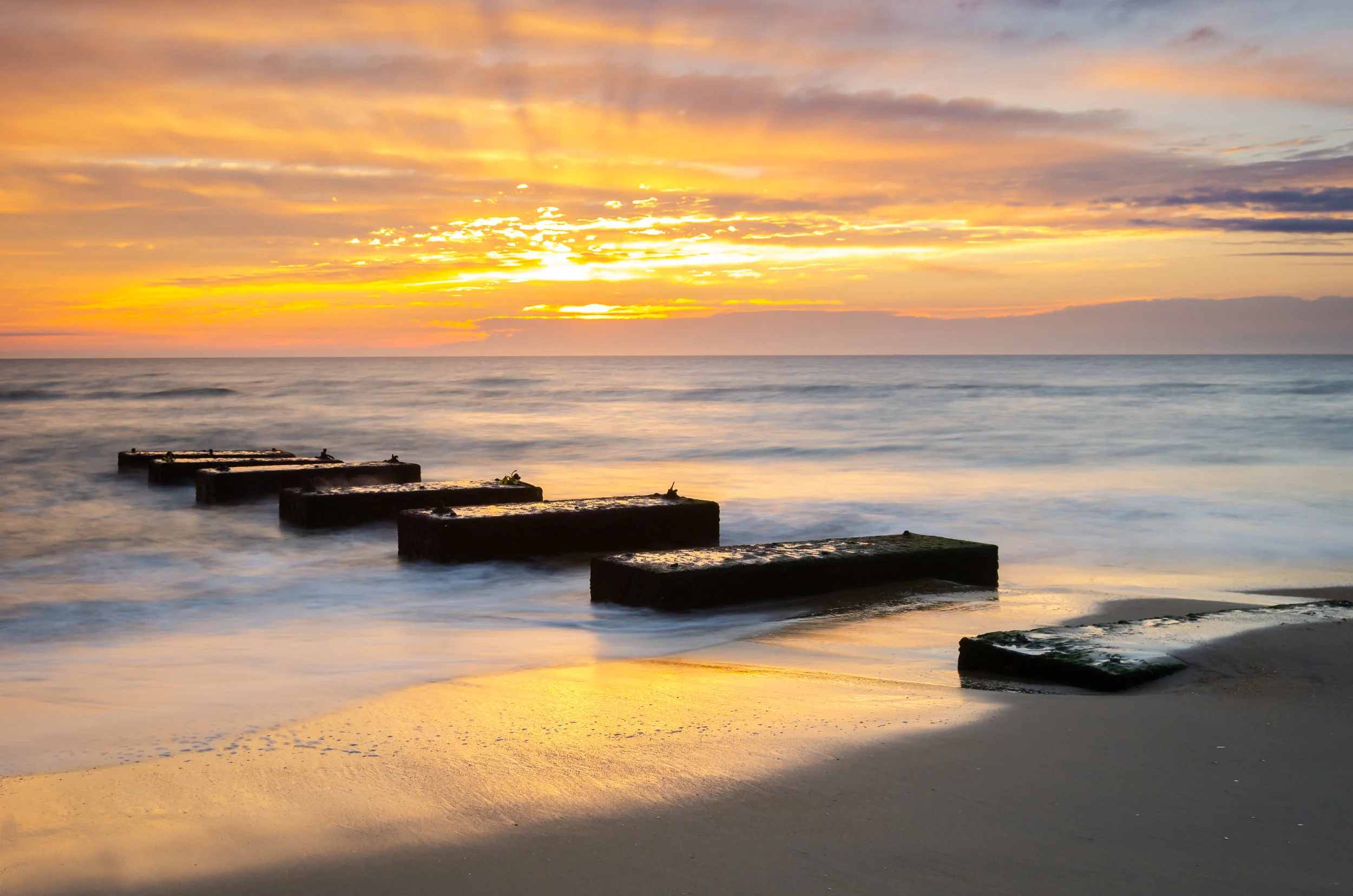 Nags Head-sunrise-blocks-beach-OBX-Outer Banks-steps-North Carolina.jpg