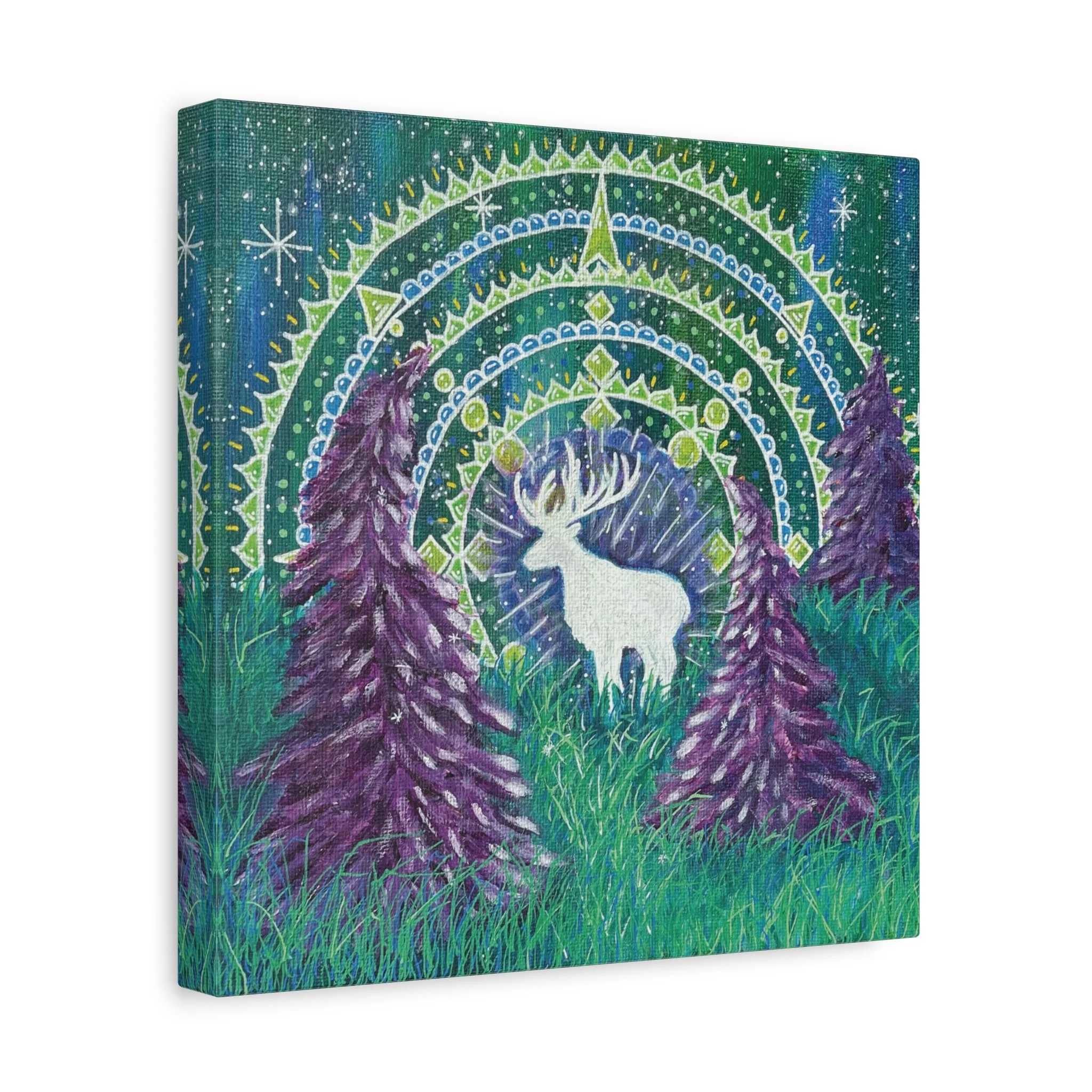 Elk Mandala Canvas Print