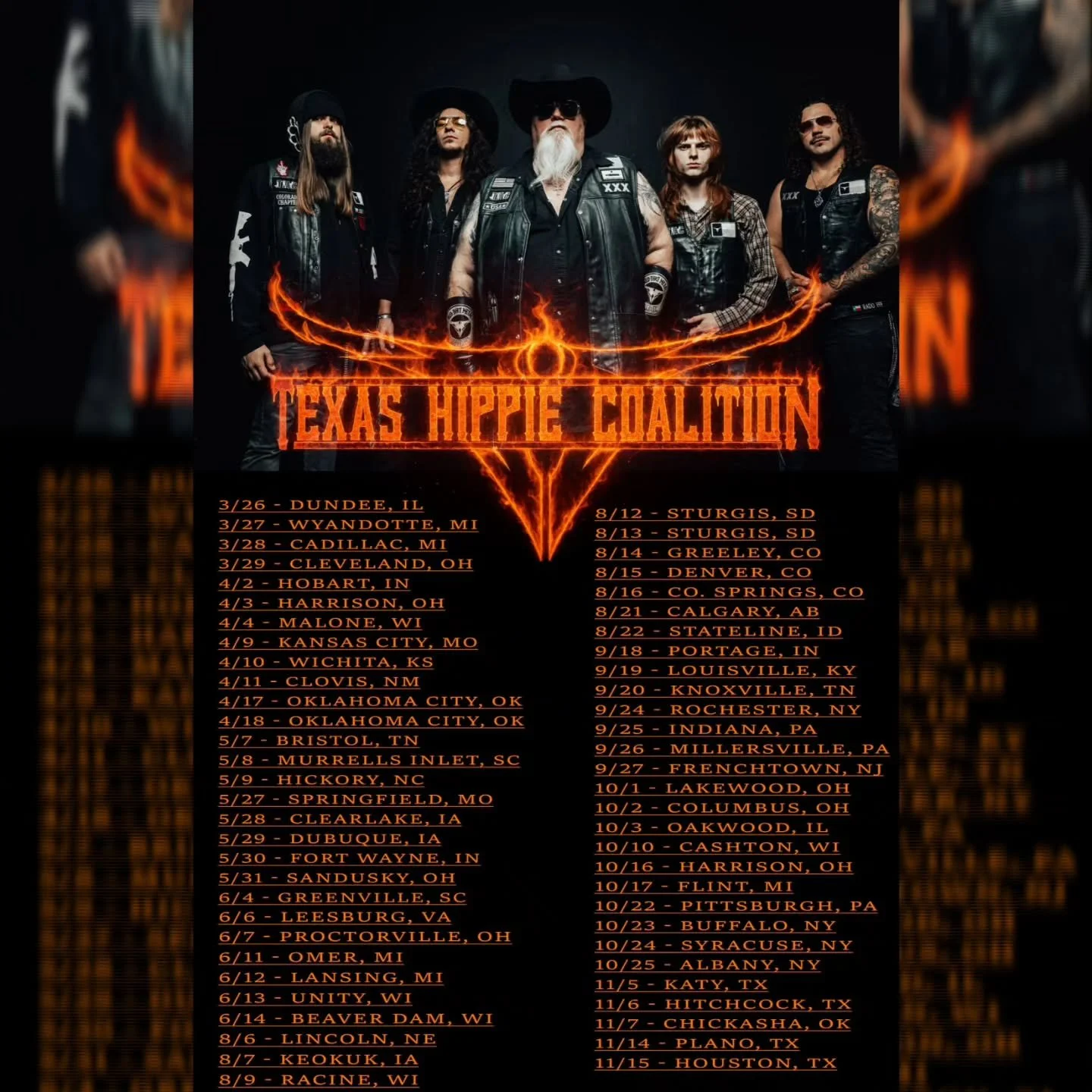 Who's coming?! 

🚨 𝟮𝟬𝟮𝟲 🚨 

8/6 - The Royal Grove - 𝙇𝙞𝙣𝙘𝙤𝙡𝙣, 𝙉𝙀 
8/7 - L-Treyns Bar - 𝙆𝙚𝙤𝙠𝙪𝙠, 𝙄𝘼 
8/9 - Route 20 - 𝙍𝙖𝙘𝙞𝙣𝙚, 𝙒𝙄 
8/12 - Kickstands Sturgis - 𝙎𝙩𝙪𝙧𝙜𝙞𝙨. 𝙎𝘿 
8/13 - Kickstands - 𝙎𝙩𝙪𝙧𝙜𝙞𝙨. 𝙎𝘿 
