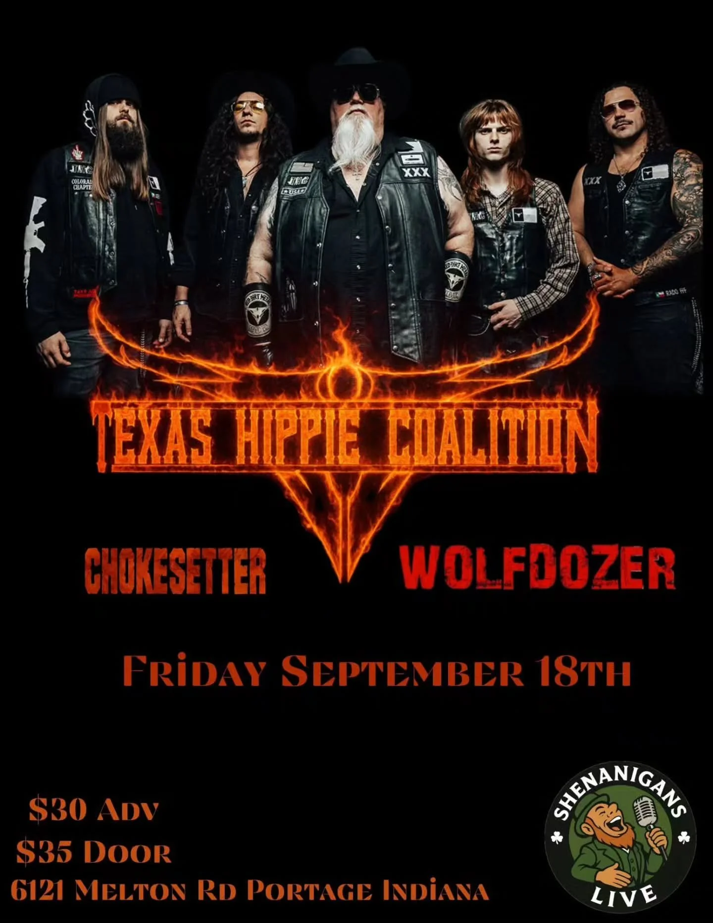 Portage, IN!

We haven't been to your neck of the woods yet!

Come and find out what Red Dirt Metal is all about, huh?!