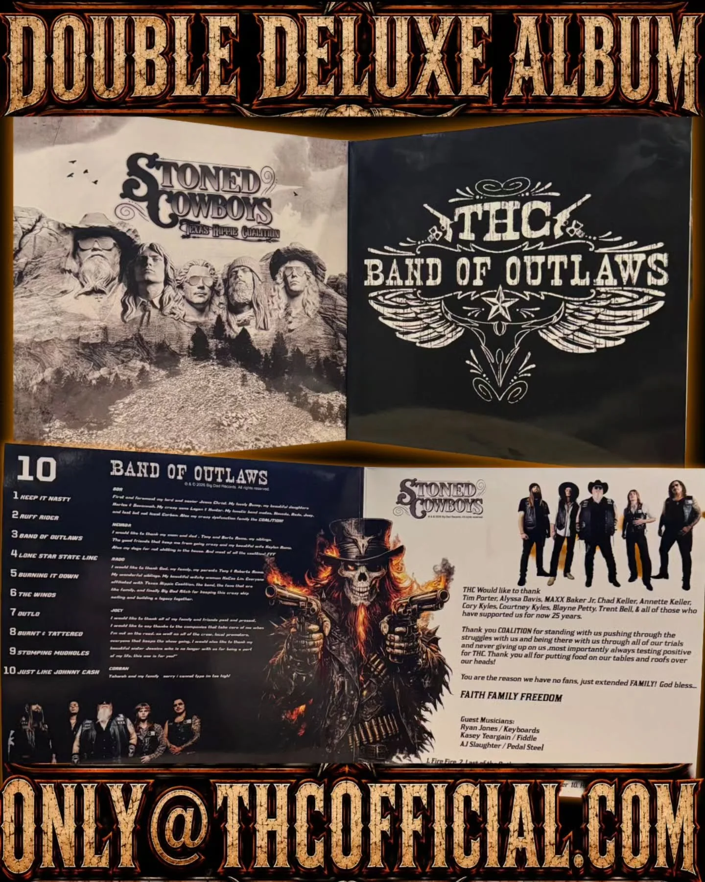 TWO NEW ALBUMS
Deluxe Vinyl Set

Get yours today at www.thcofficial.com/products