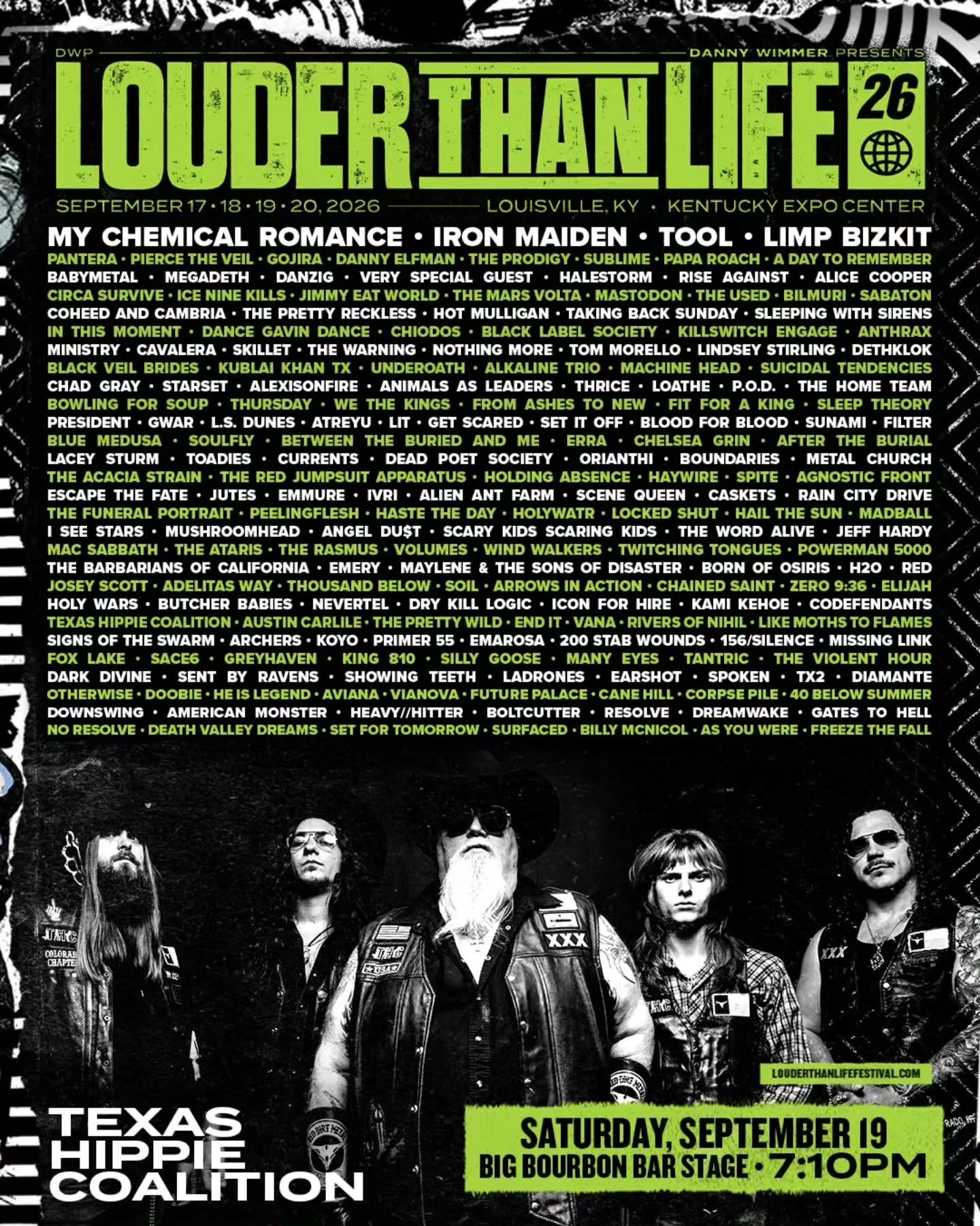 Coming up quick for our debut at @louderthanlifefest on September 19th!

Come catch us on the Big Bourbon Bar Stage at 7:10pm!