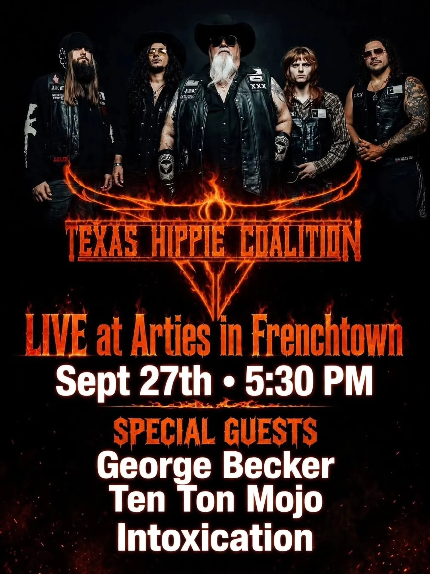 Wrapping this week up in Frenchtown, NJ at @artiesbar !

Our boys in @speedfreakmetal will be joining us as well. Come through!