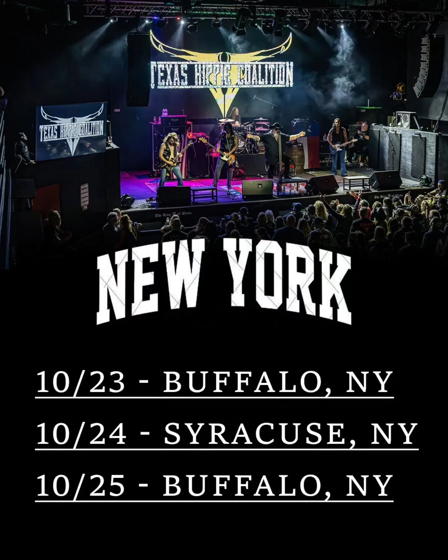 NEW YORK!

We're coming for ya, Empire state! Let's go!

10/23 - @recroombuffalo - 𝘽𝙪𝙛𝙛𝙖𝙡𝙤, 𝙉𝙔 
10/24 - @thesongsyr - 𝙎𝙮𝙧𝙖𝙘𝙪𝙨𝙚, 𝙉𝙔
10/25 - @empirelivealbany - 𝘼𝙡𝙗𝙖𝙣𝙮, 𝙉𝙔 

Tickets+Vip: www.thcofficial.com/tour