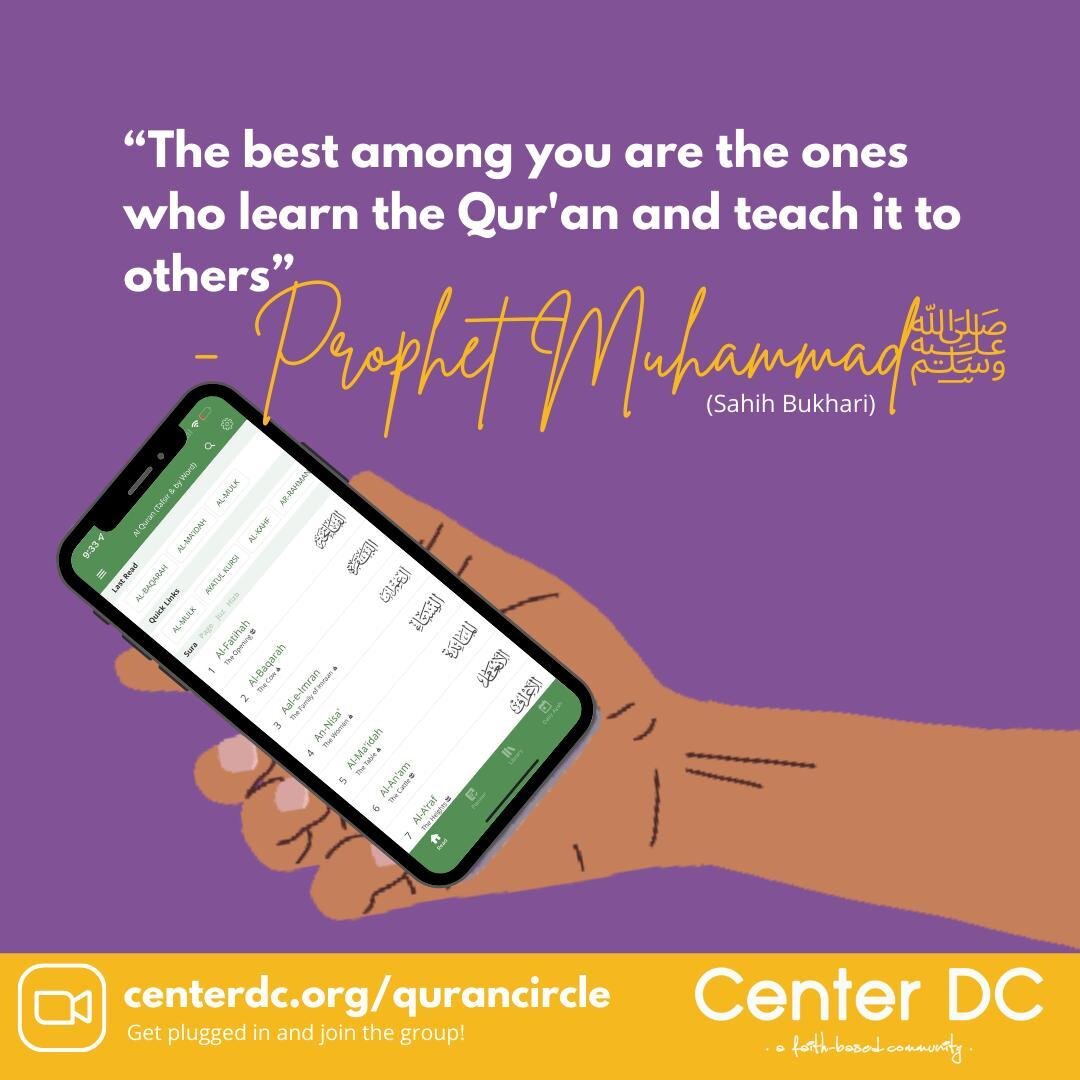 Have you picked up and read the Quran today? It's always the right time to reflect. Whether you read or not, mark your calendar for this Sunday's Quran Circle - its a perfect way to engage with the text in community, inshaAllah. ⁠
⁠
WHAT: Quran Circl