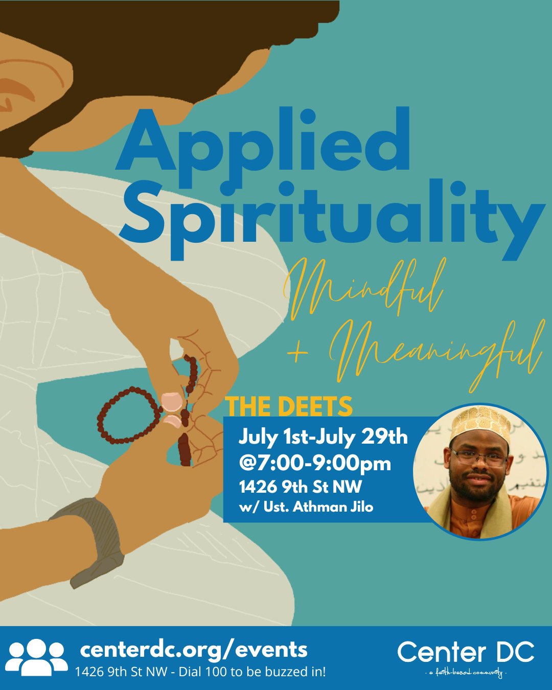 We have a new Tuesday series on spirituality for July ✨️ starting THIS Tuesday July 1st @ 7pm. Drawing from Imam al-Ghazālī’s Ayyuhal Walad ("Dear Beloved Son") join Ust. Athman Jilo in learning practical applications to spirituality.