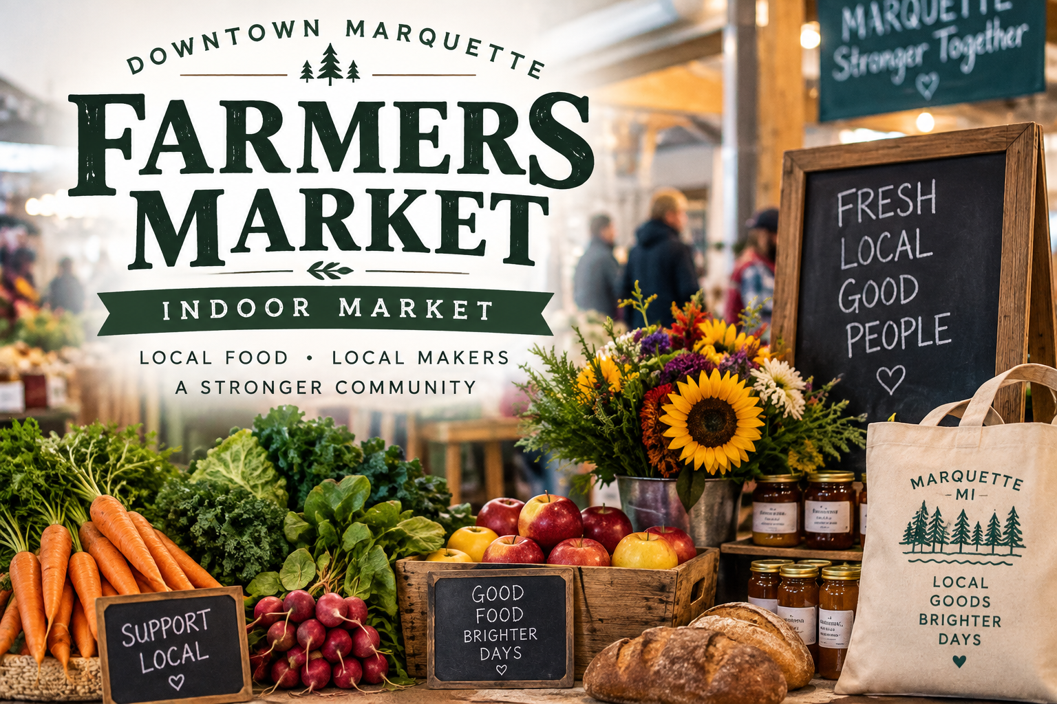Downtown Marquette Indoor Farmers Market