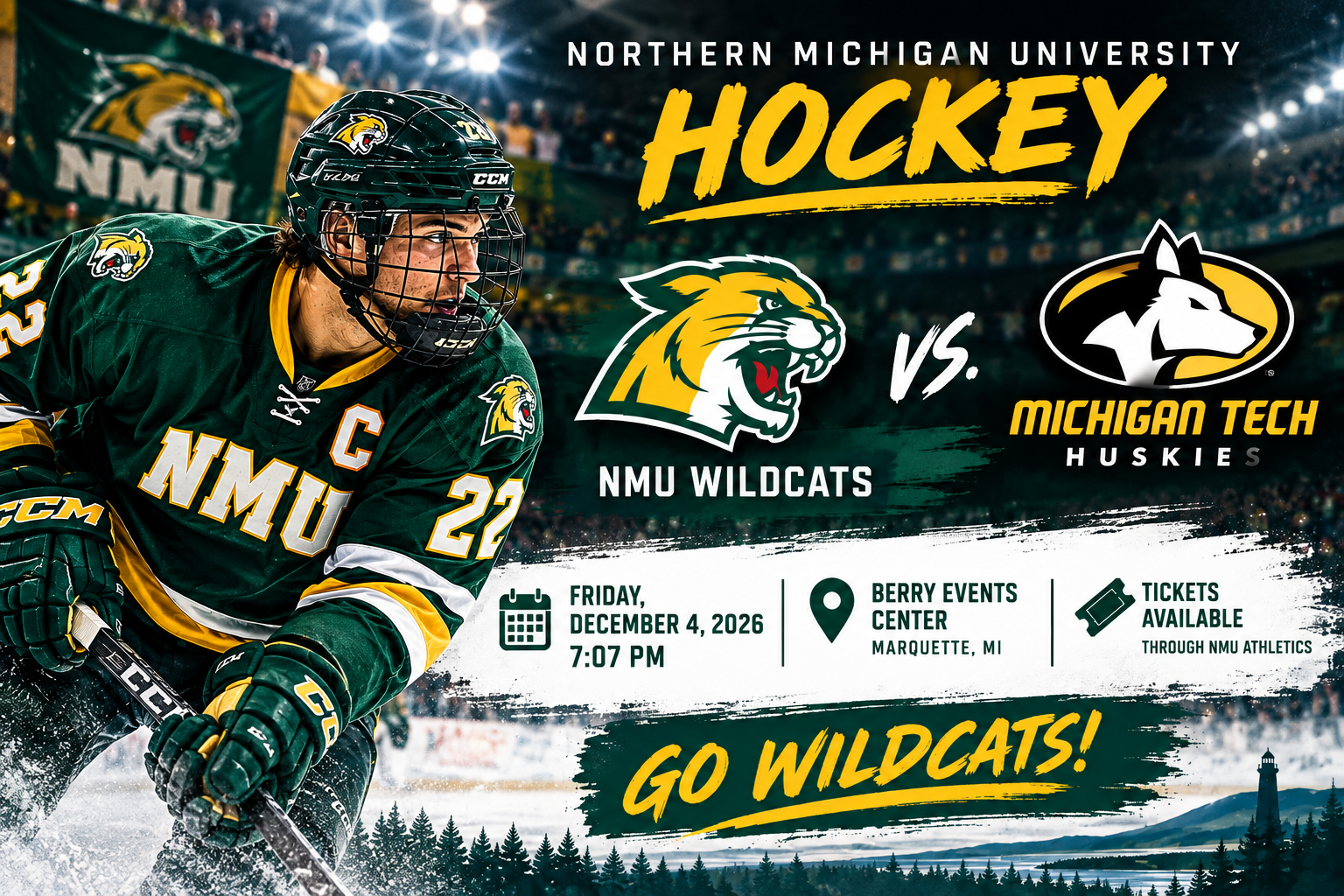 NMU Hockey vs. Michigan Tech