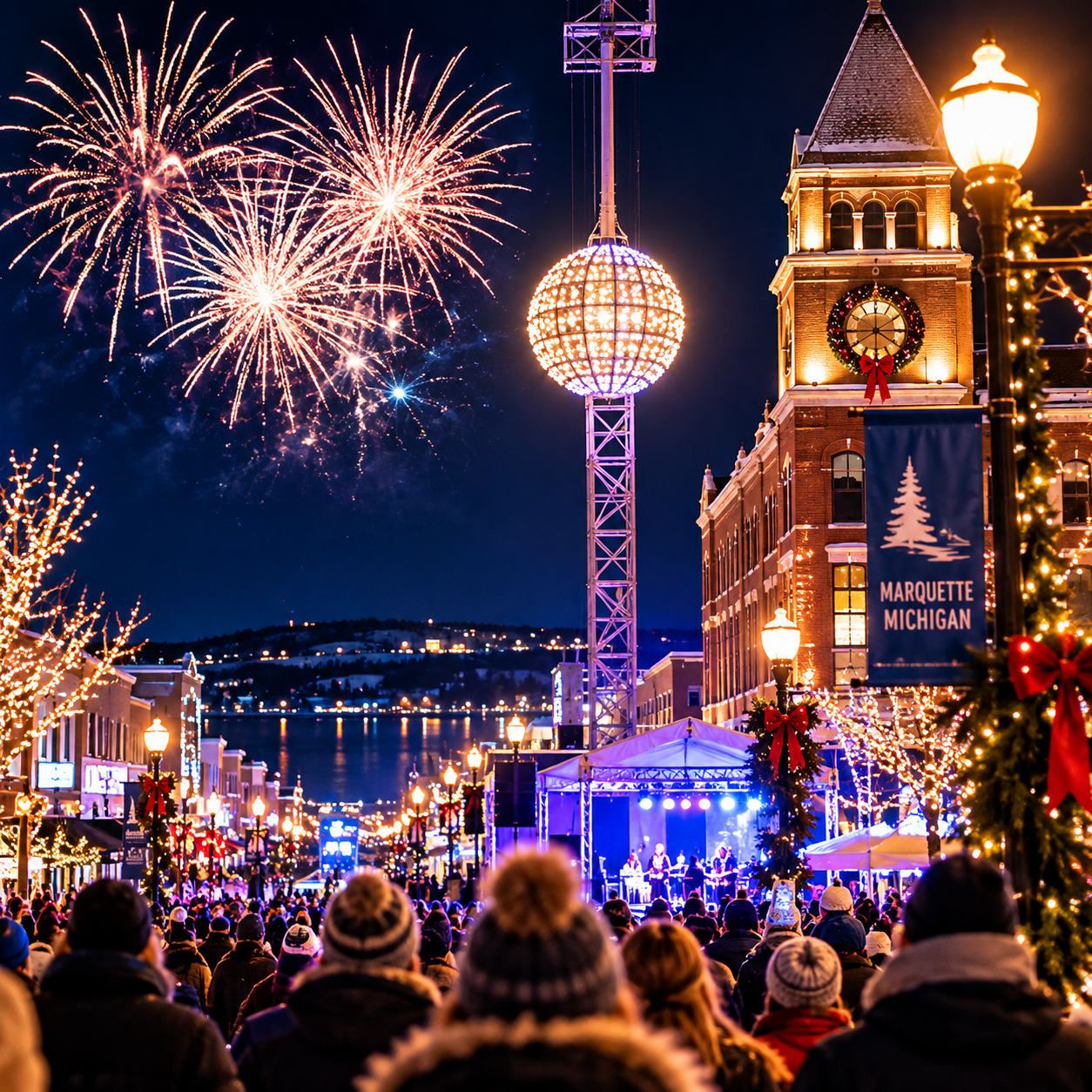 New Year’s Eve Ball Drop & Block Party