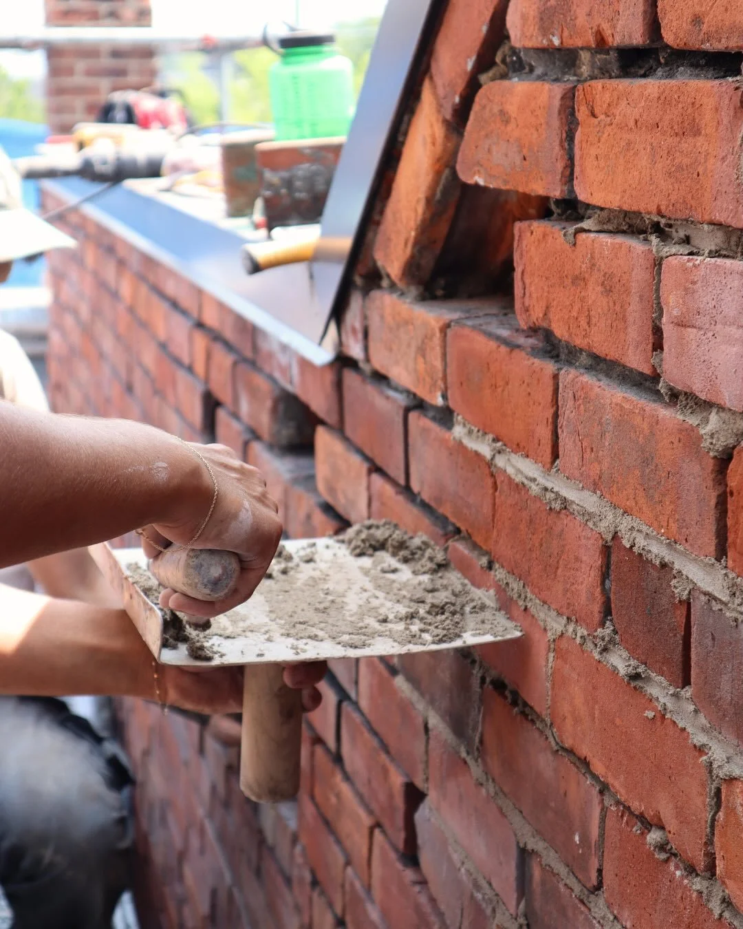 Our crews have had a summer full of restorations all over Toronto, but the last couple of weeks have been all about repointing at our projects in Rosedale and Dovercourt. 

Repointing masonry is the process of removing deteriorated mortar from the jo